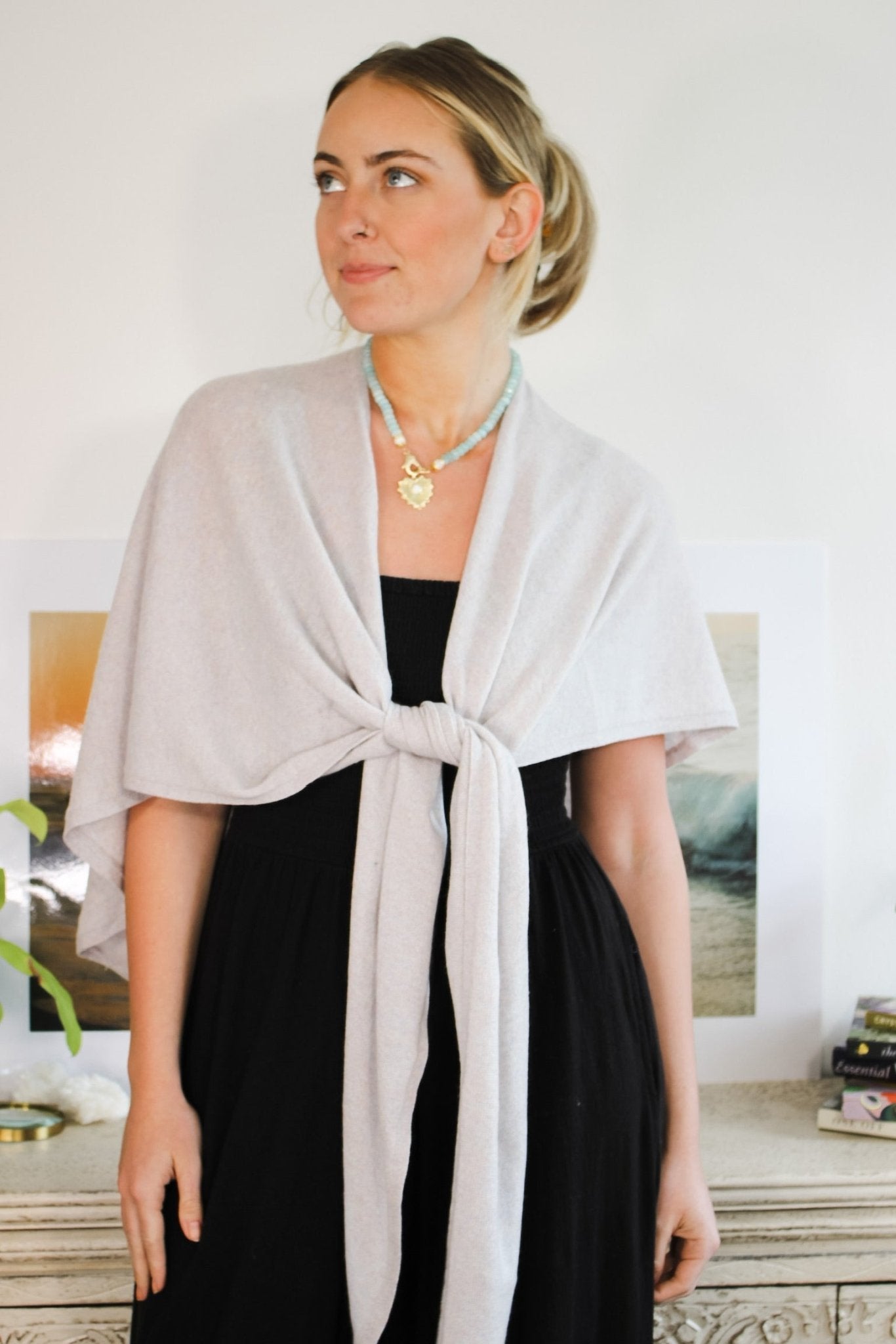 Heathered Cashmere Victoria WrapSubtle Luxurysweater