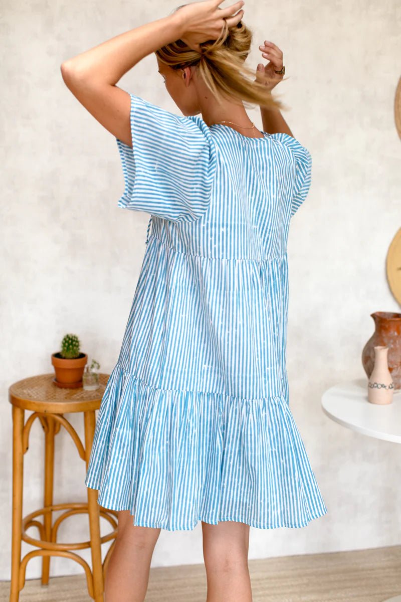 Isla Dress - Bluesy Sunday StripesEmerson FryDresses
