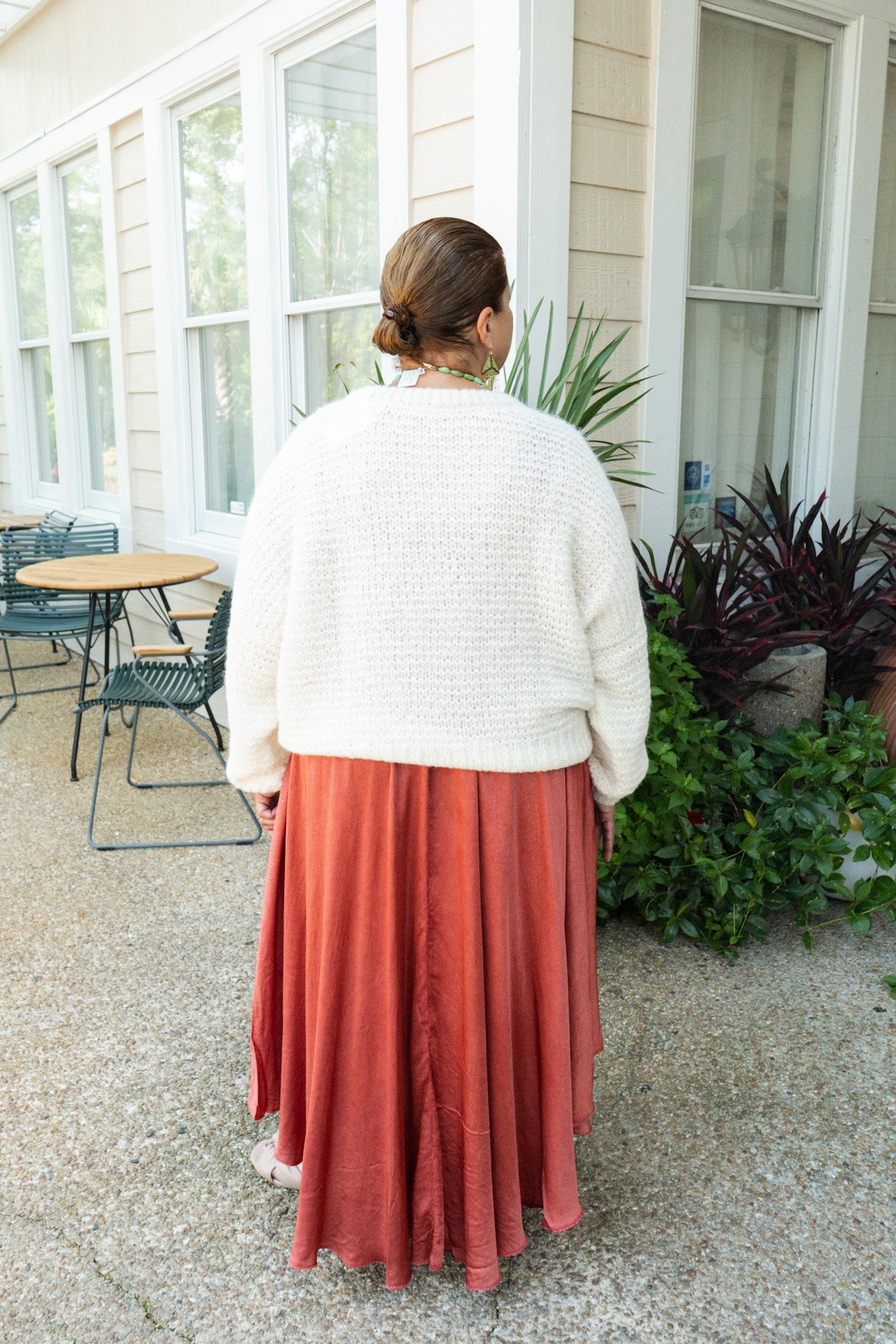 Ivory Knitted SweaterMes DemoiselleSweater