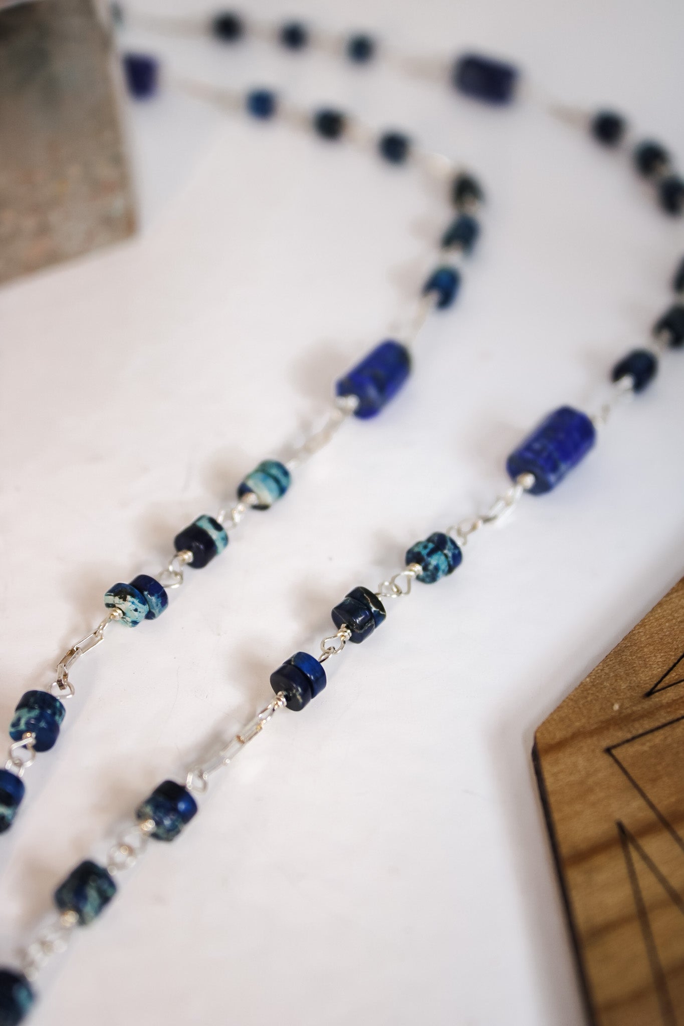 Jasper Silver Fortune Tarot NecklaceBeth ZinkNecklaces