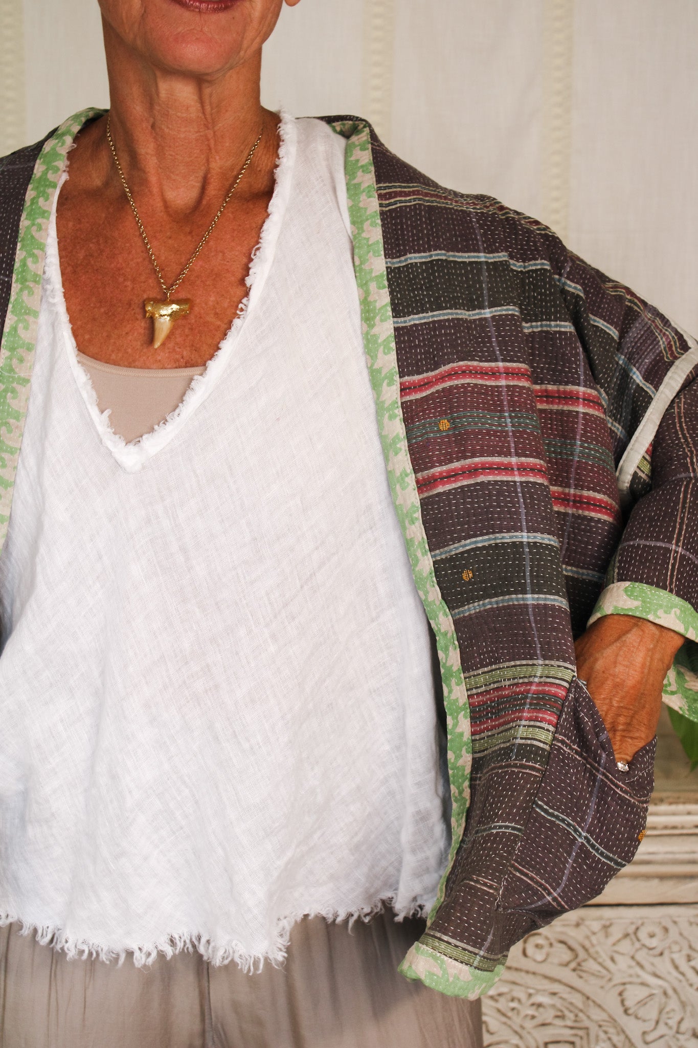 Kantha Cotton Jacket #7Rare FindsJacket