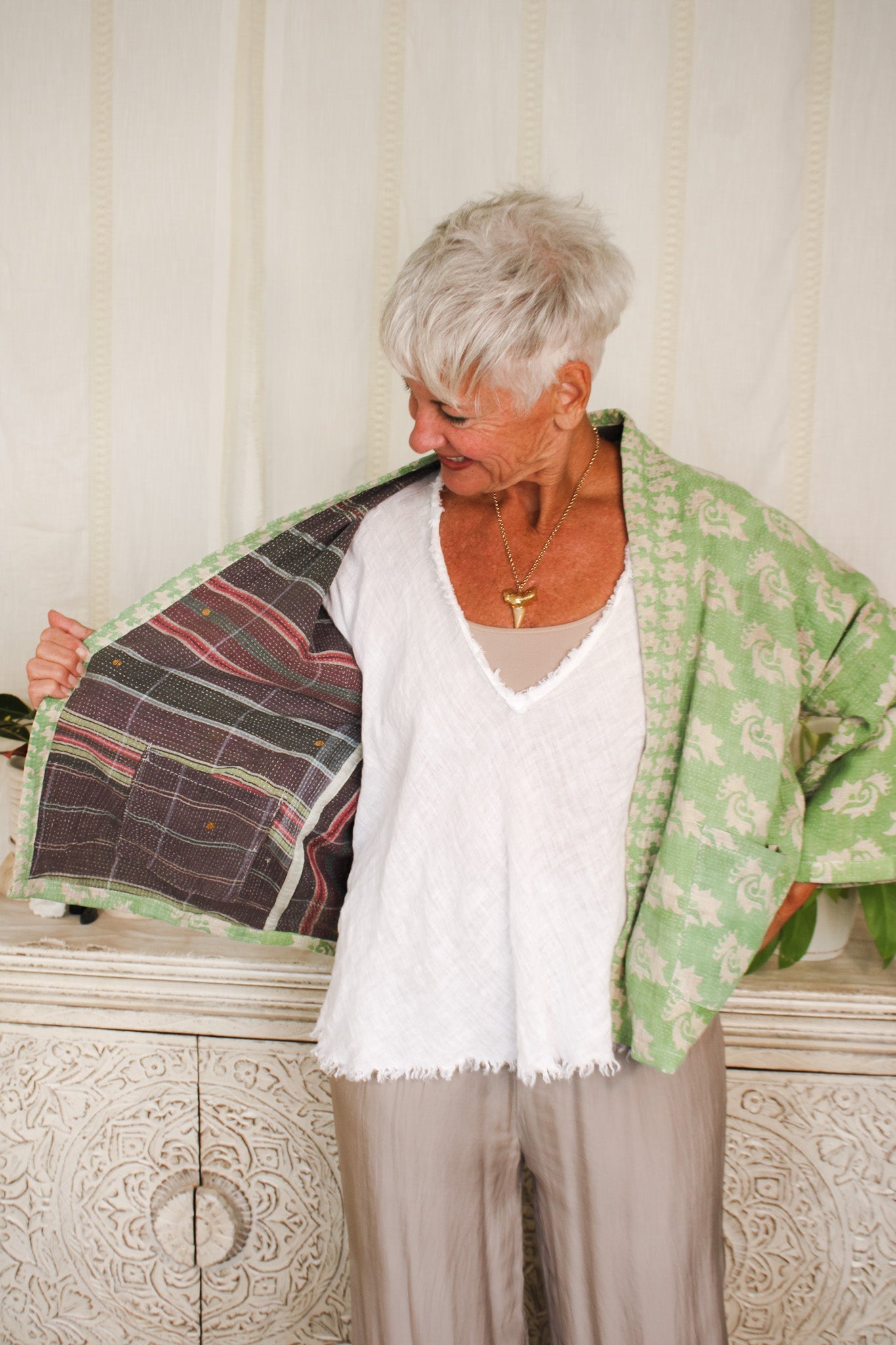 Kantha Cotton Jacket #7Rare FindsJacket