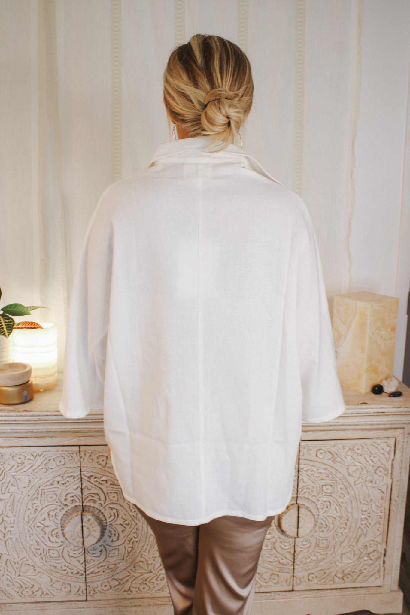 Kimono Shirt- MilkKINUAKimono Shirt