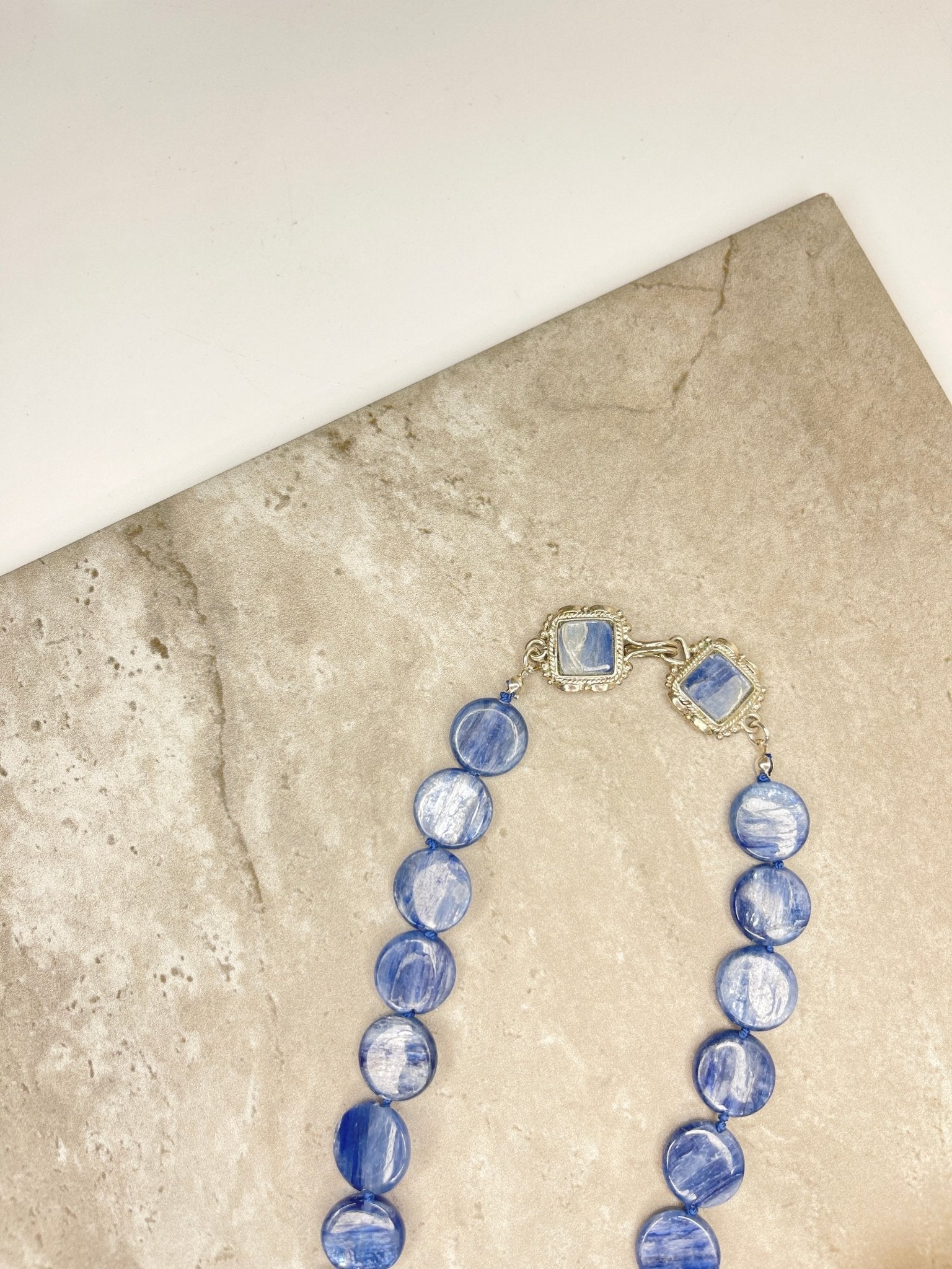 Kyanite and Mother of Pearl NecklaceDebra PyeattNecklace