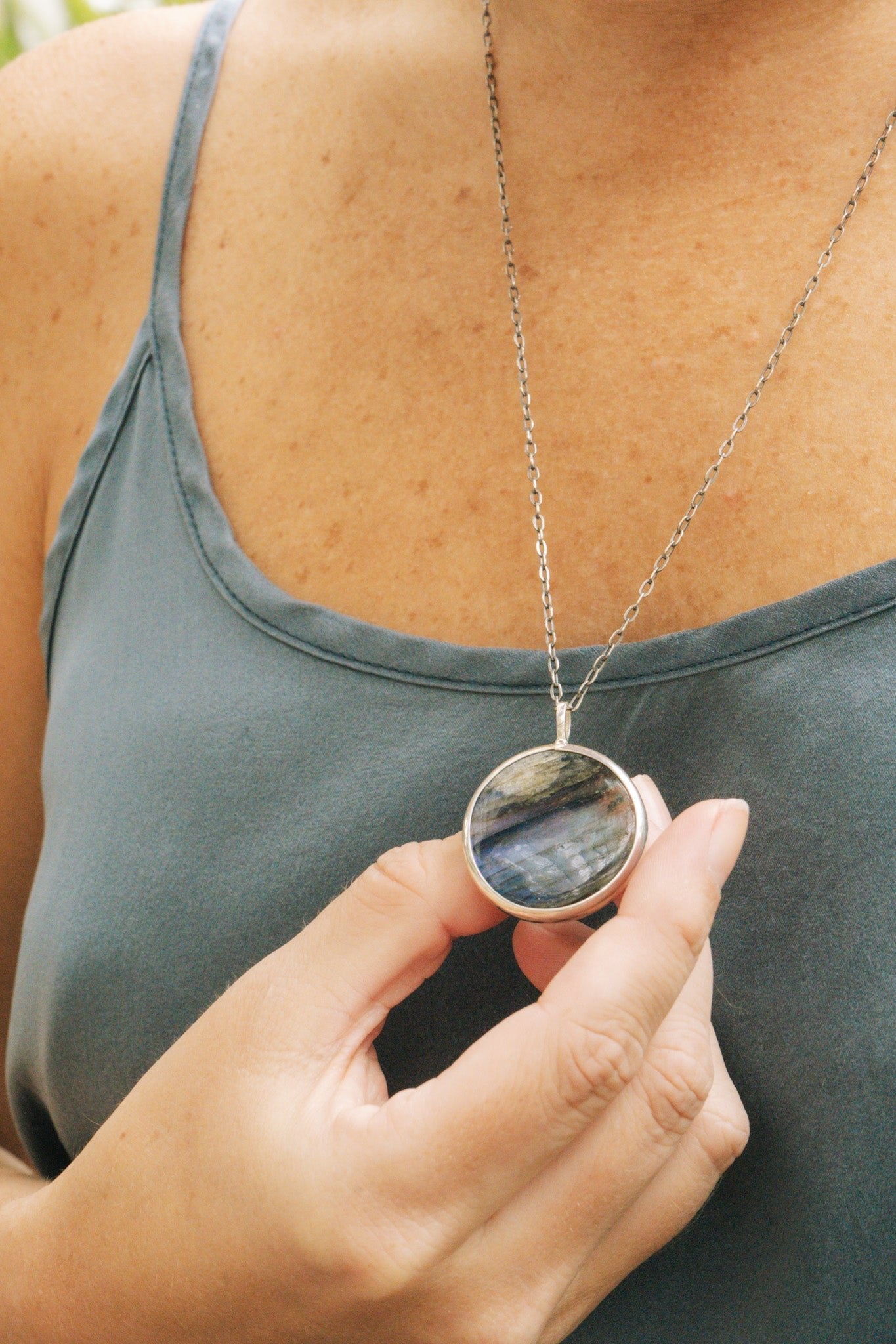 Labradorite Full Moon PendantJoseph BrooksNecklace