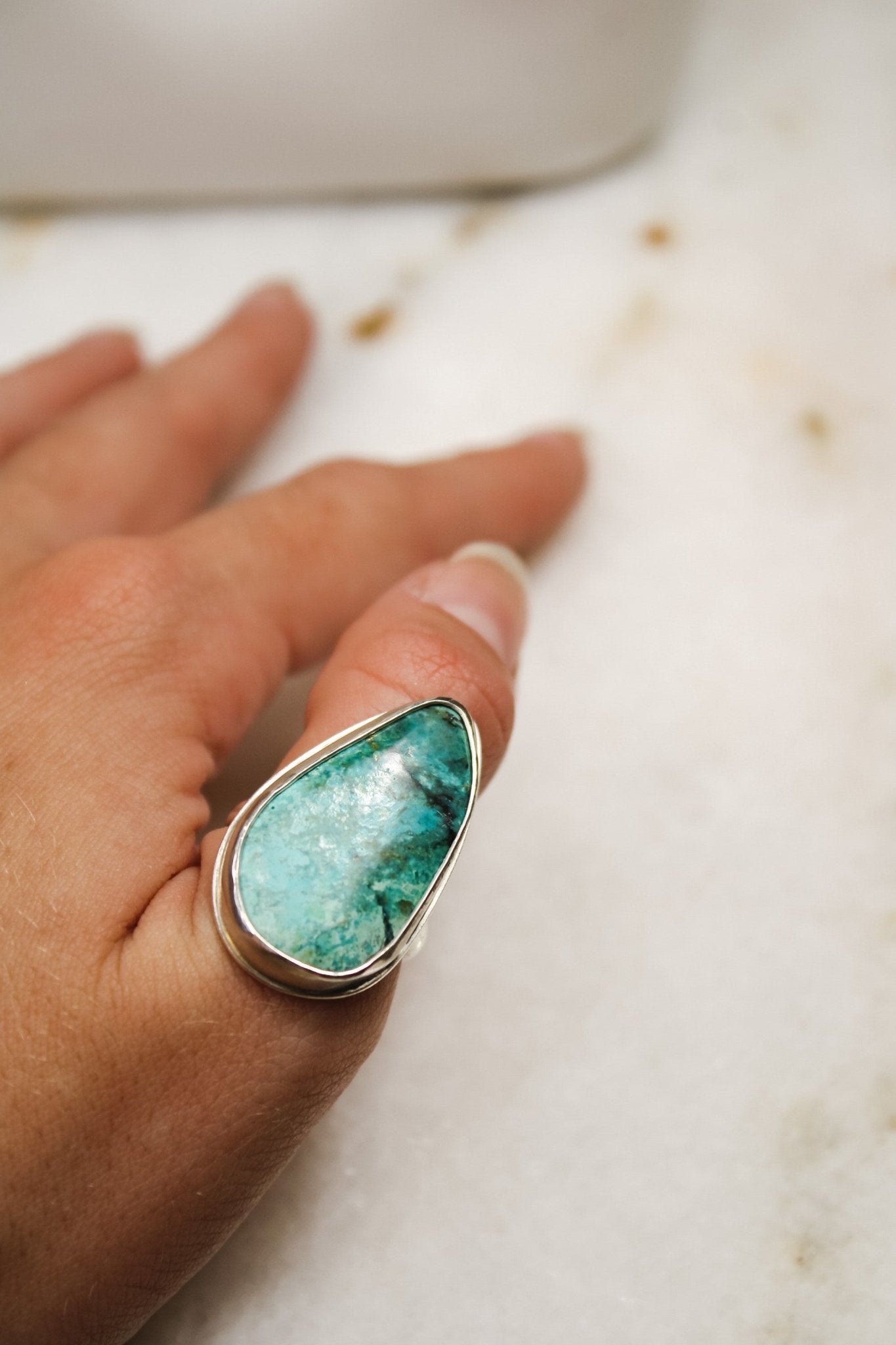 Lake Ring - Chrysocolla and TurquoiseCarolyn KeysRings