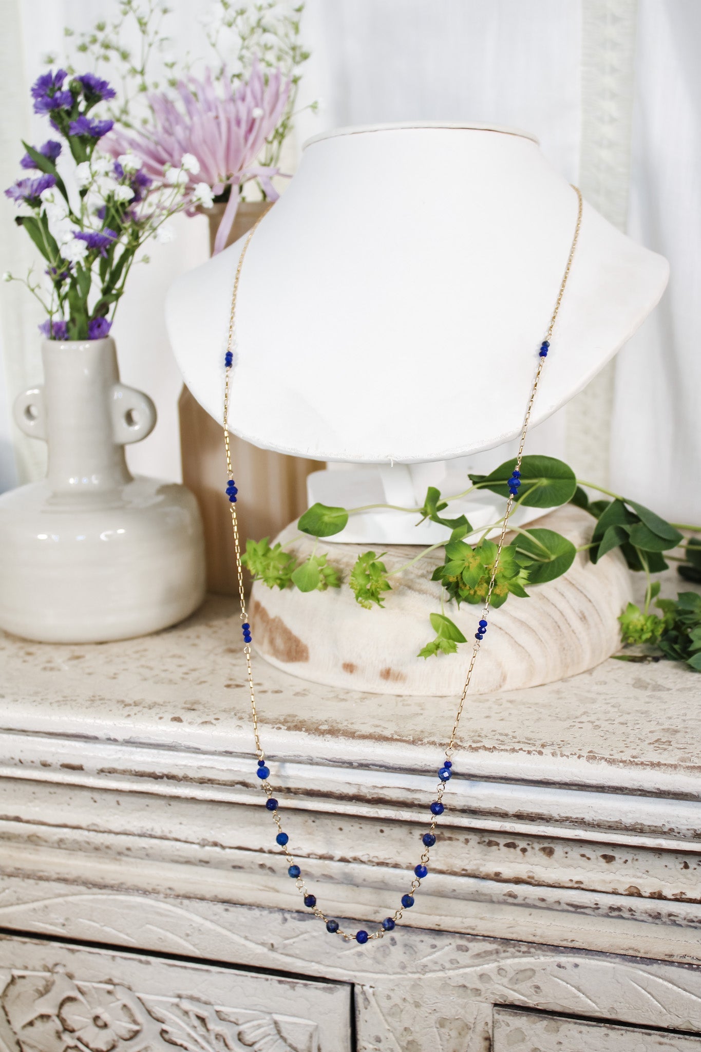 Lapis Necklace #5050James & JezebelleNecklace