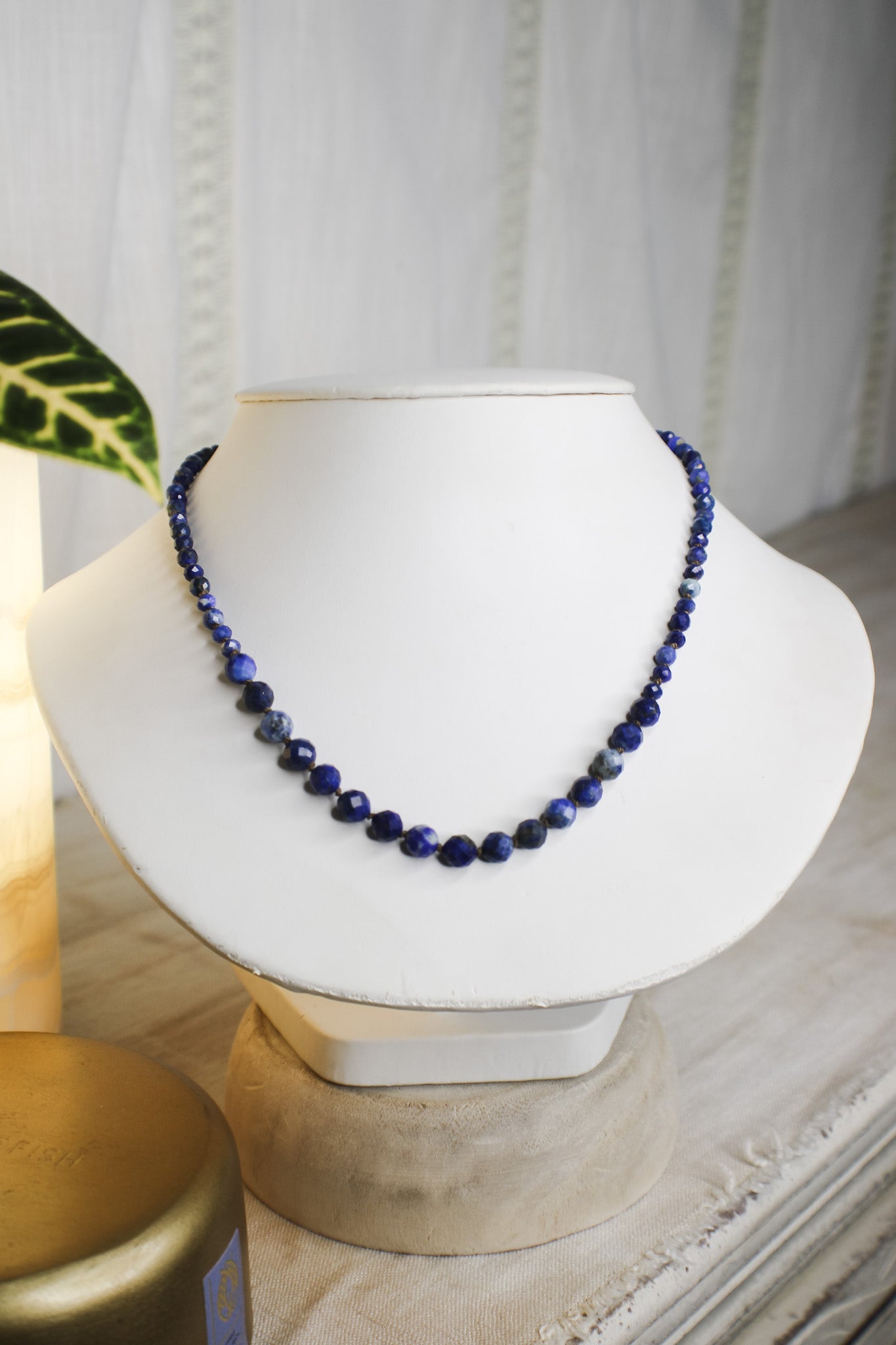 Lapis Necklace #7133James & JezebelleNecklace