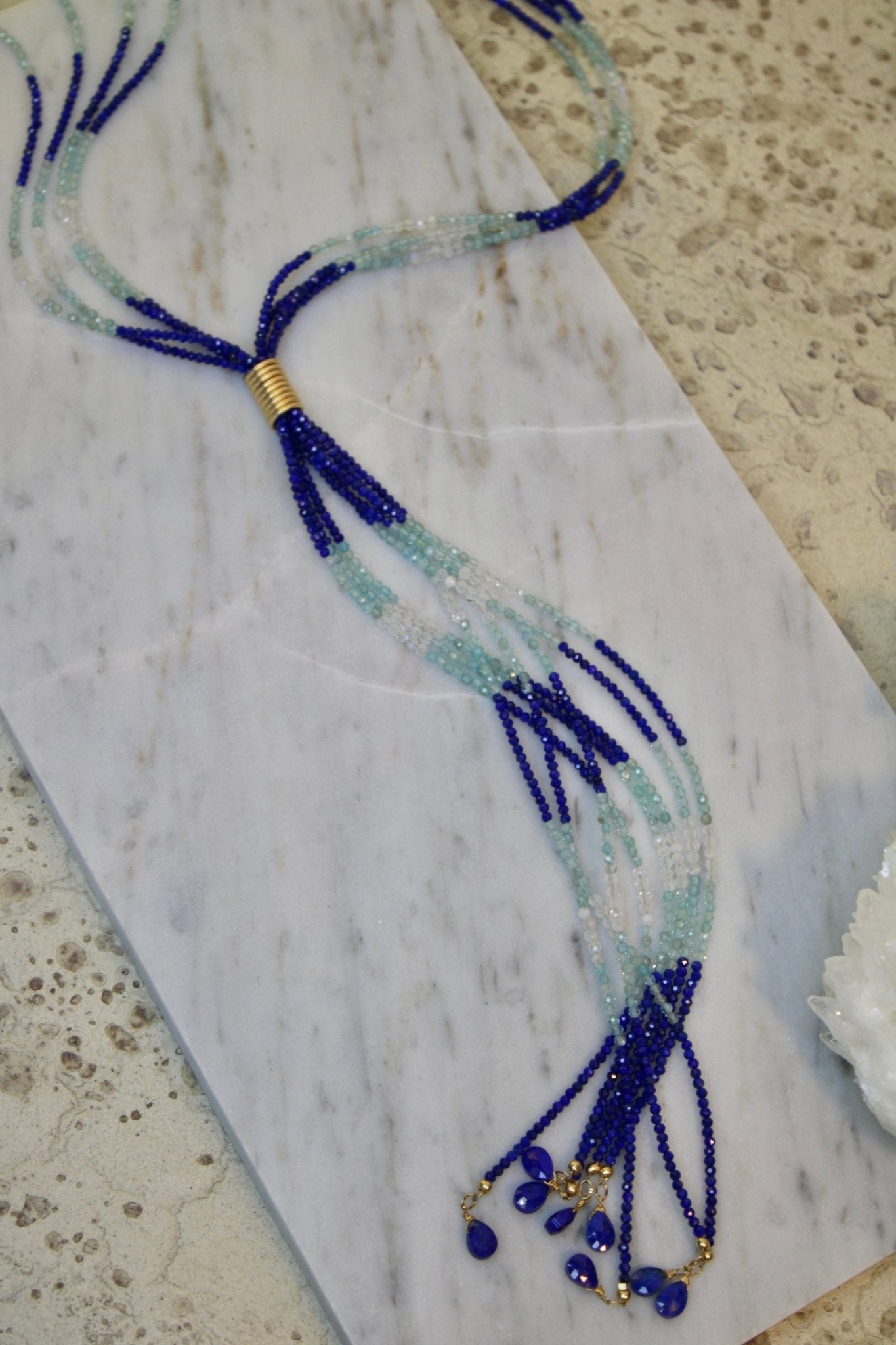Lapis Y NecklaceBeth ZinkNecklace