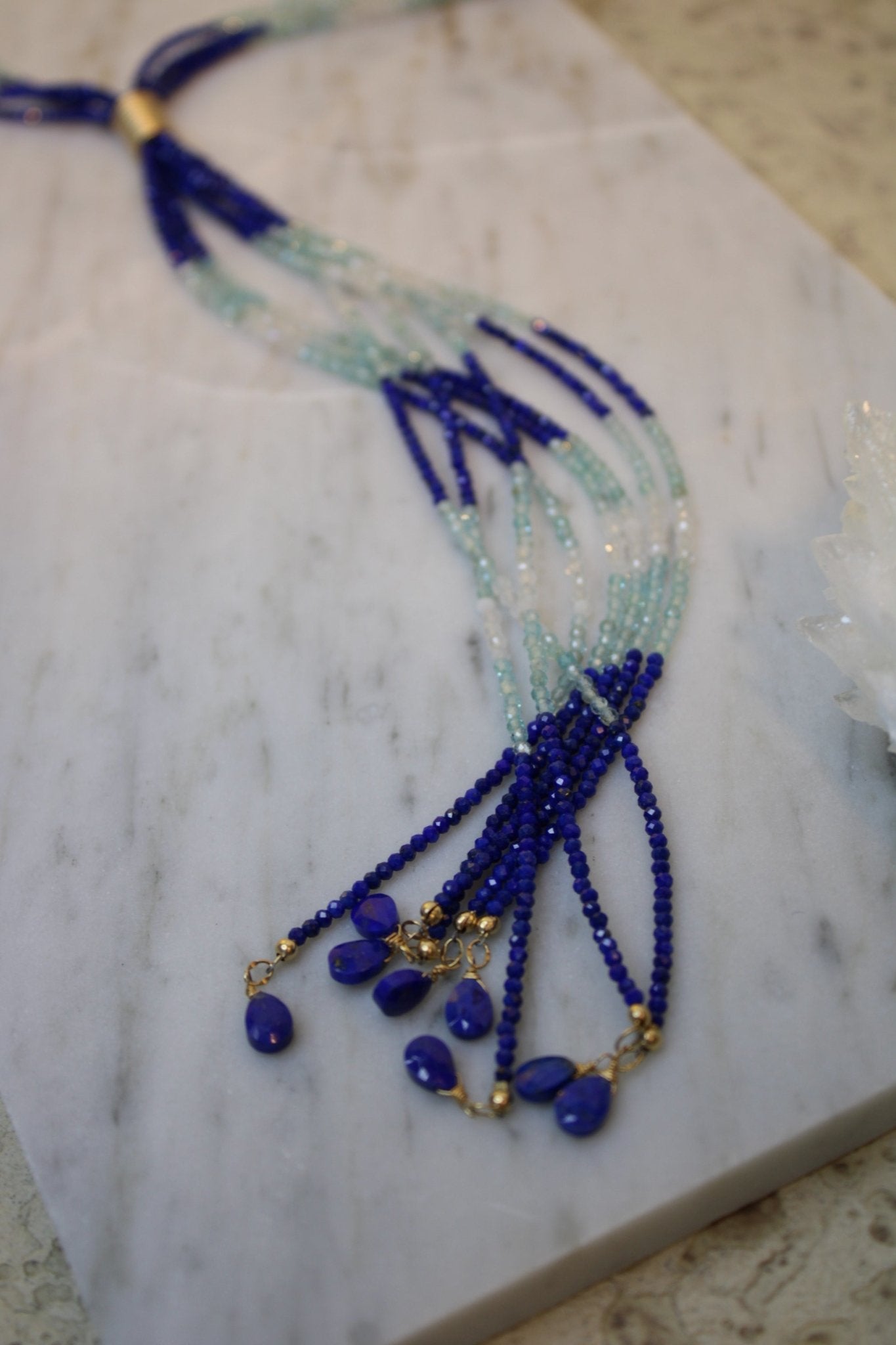 Lapis Y NecklaceBeth ZinkNecklace