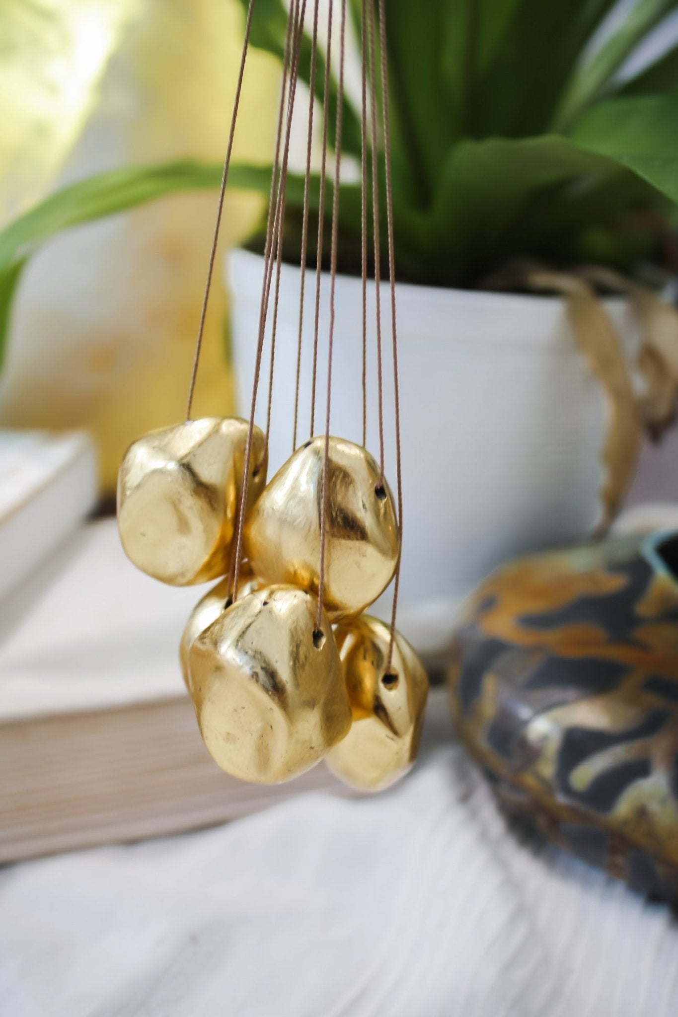 Large 23kt Sculptural NecklaceCarol LeskanicNecklace