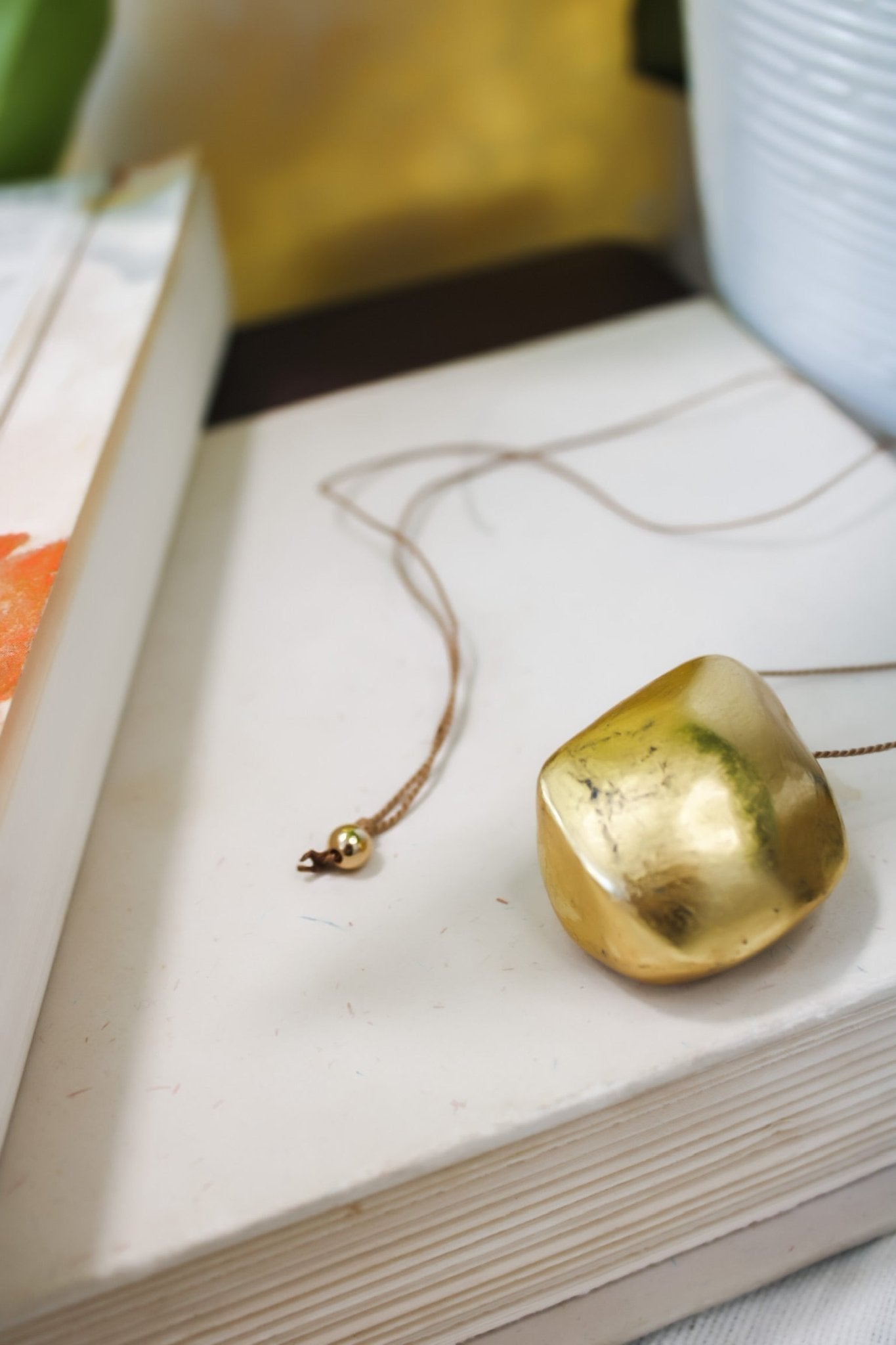 Large 23kt Sculptural NecklaceCarol LeskanicNecklace