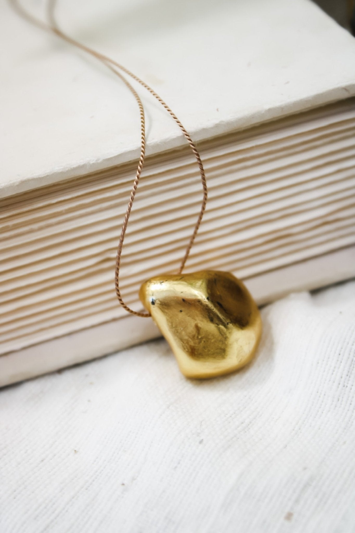 Large 23kt Sculptural NecklaceCarol LeskanicNecklace