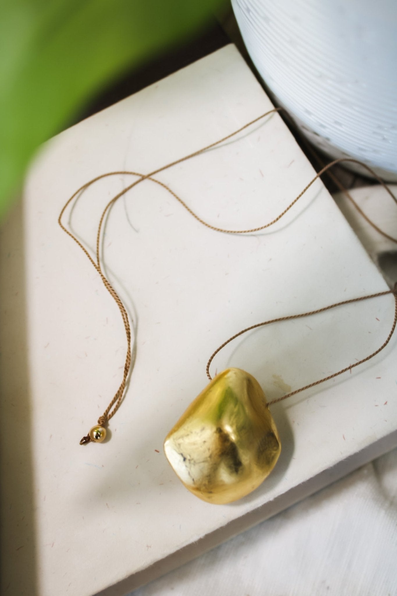 Large 23kt Sculptural NecklaceCarol LeskanicNecklace