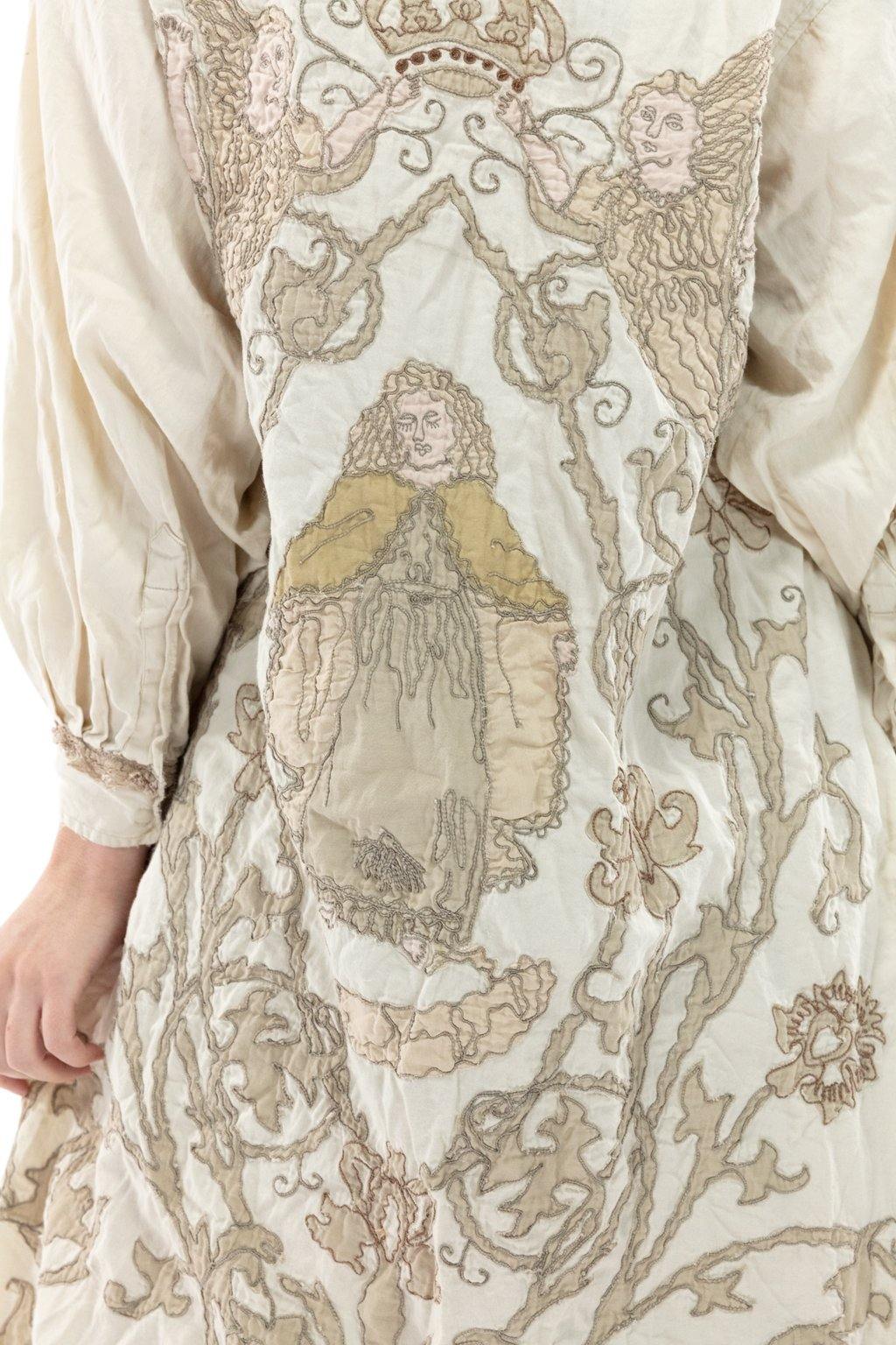 Leola Embroidered Smock Coat Jacket 504 - MoonlightMagnolia PearlCoats & Jackets