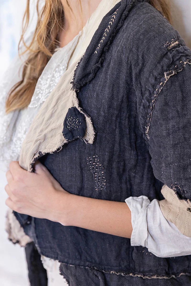 Linen Contessa Jacket 781 - MidnightMagnolia PearlCoats & Jackets