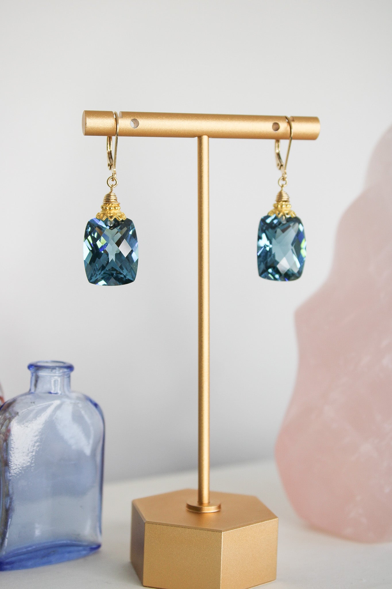 London Blue Topaz Rectangle EarringsBeth ZinkEarrings