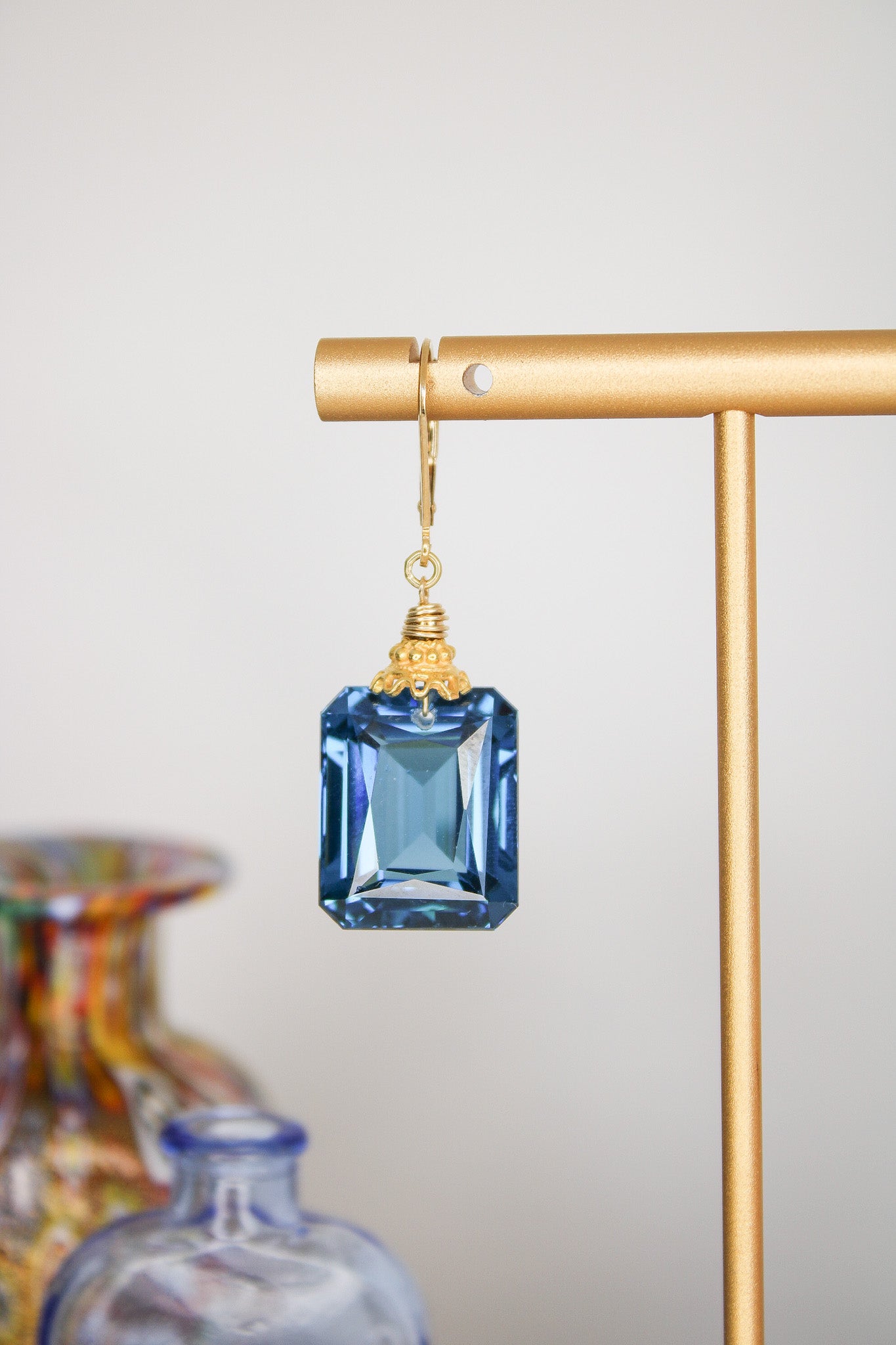 London Blue Topaz Square EarringsBeth ZinkEarrings