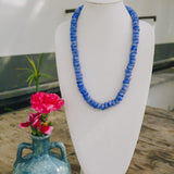 Long Blue Glass Bead NecklaceRobin JacksonNecklaces