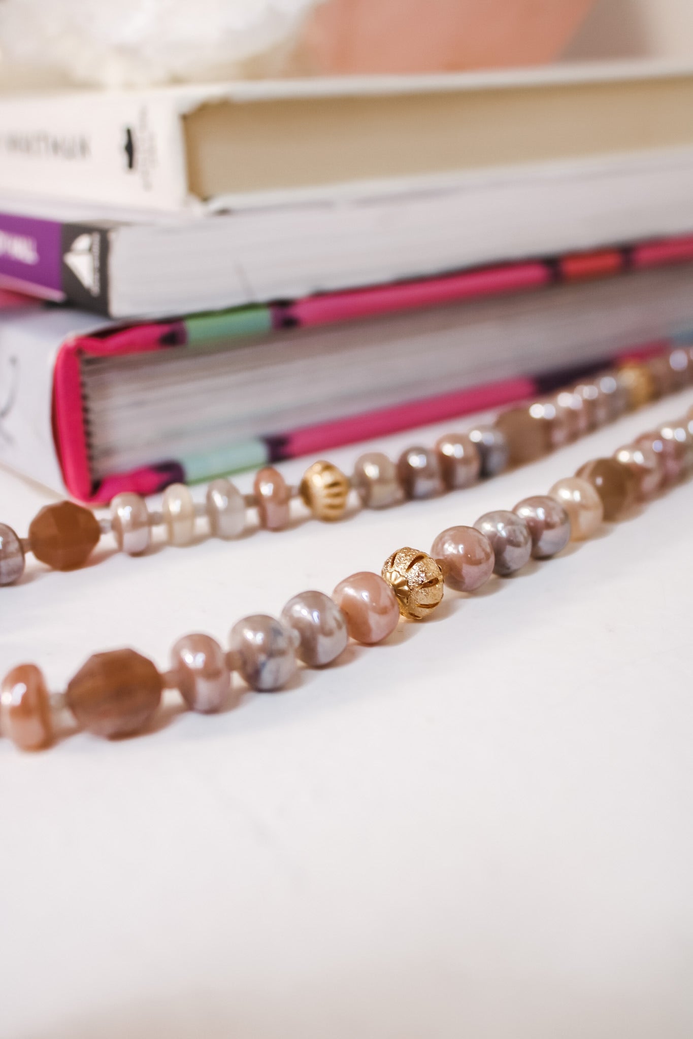 Long Moonstone NecklaceBeth ZinkNecklaces