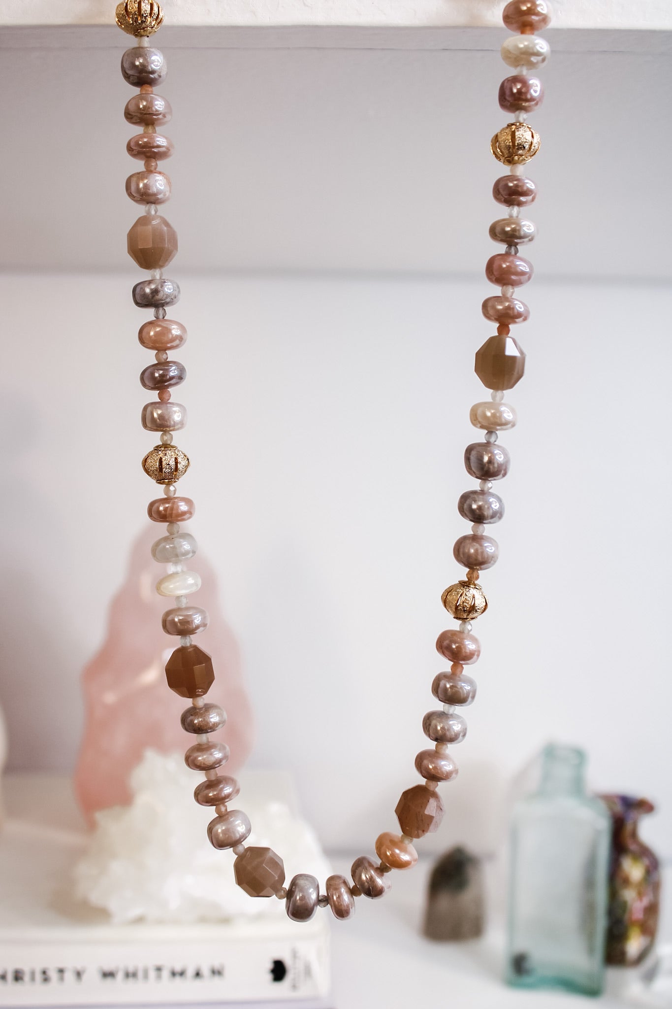 Long Moonstone NecklaceBeth ZinkNecklaces