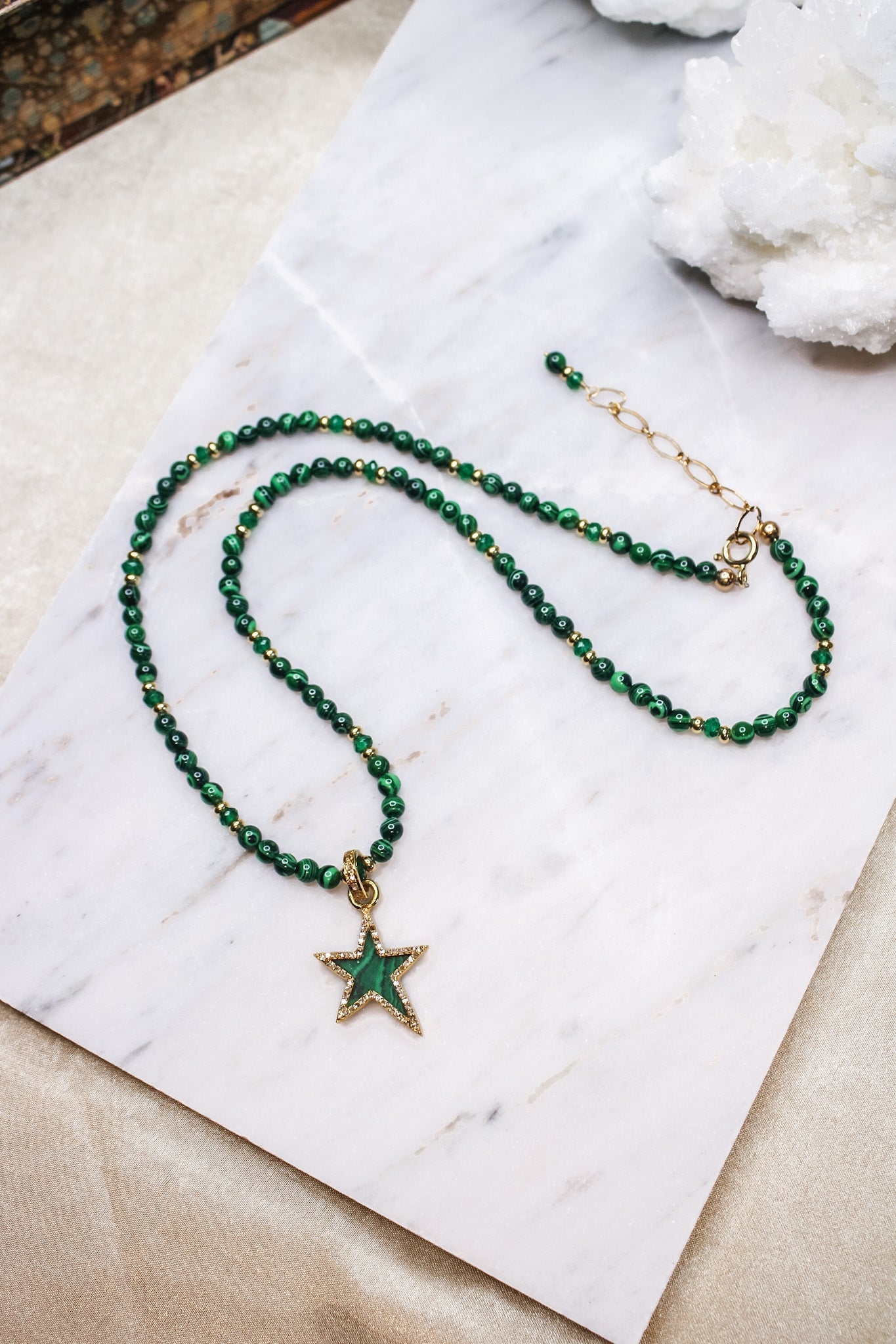 Malachite Diamond Star NecklaceBeth ZinkNecklace