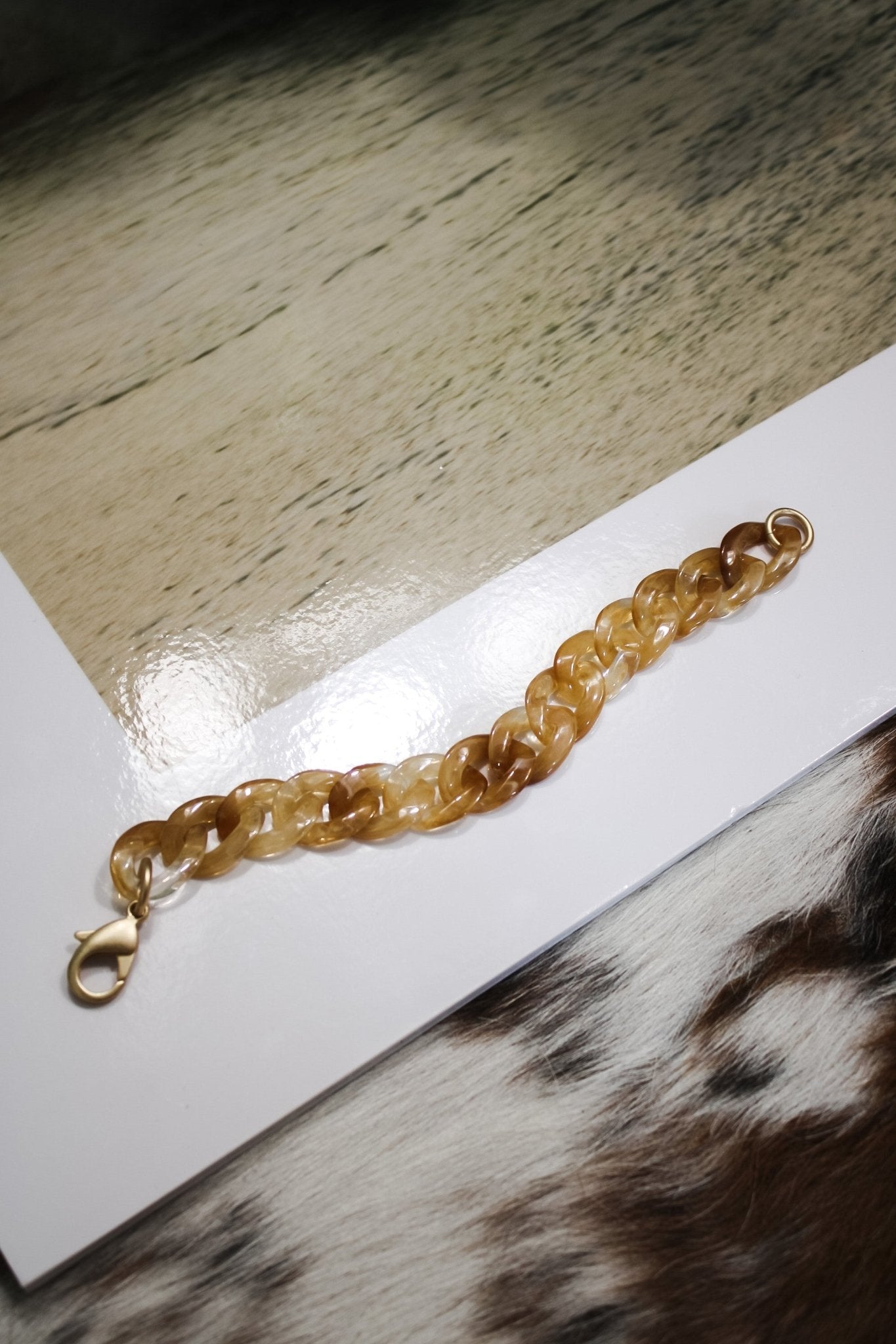 Marbled Acrylic Chain BraceletRobin JacksonBracelet