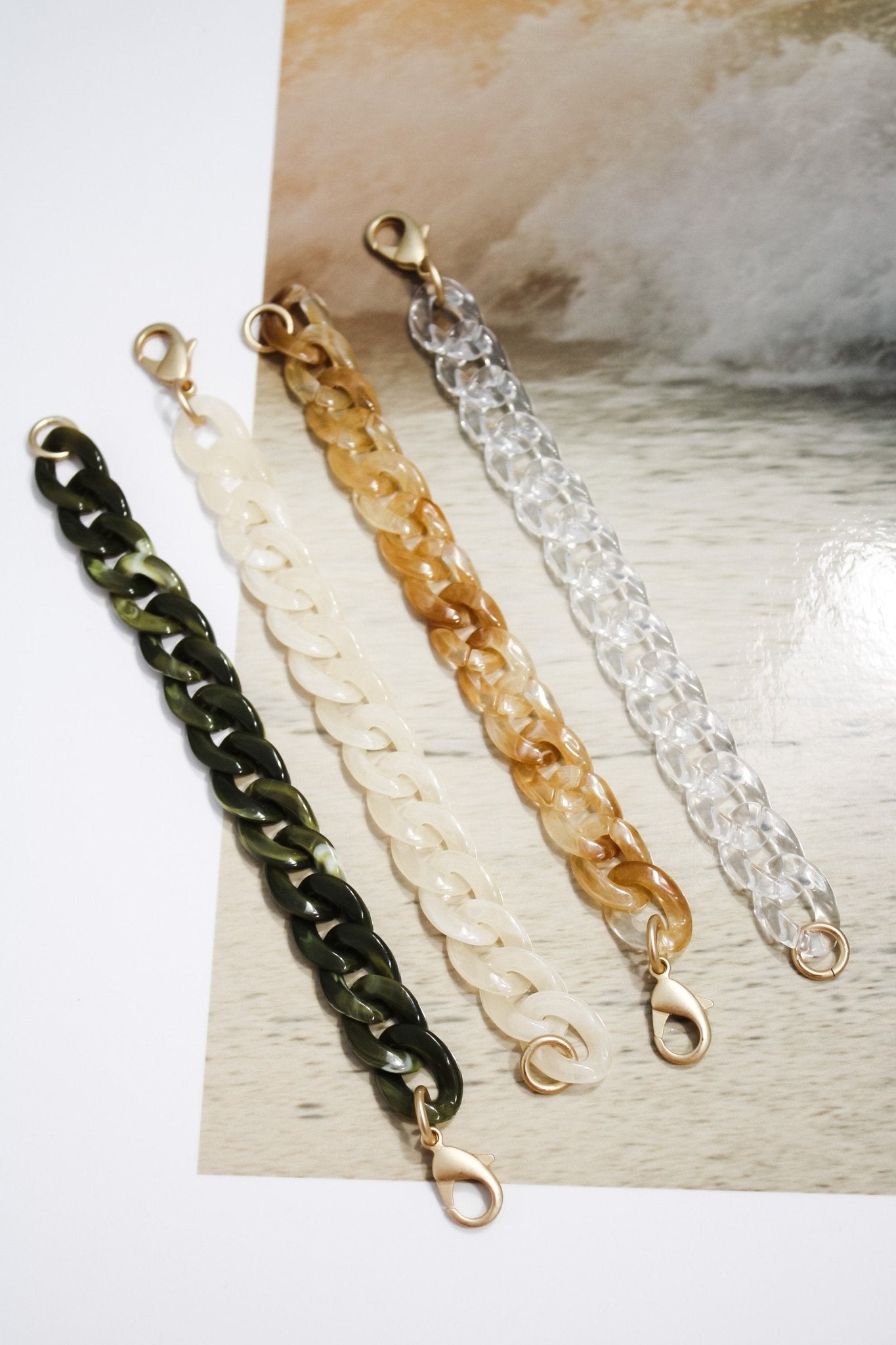 Marbled Acrylic Chain BraceletRobin JacksonBracelet