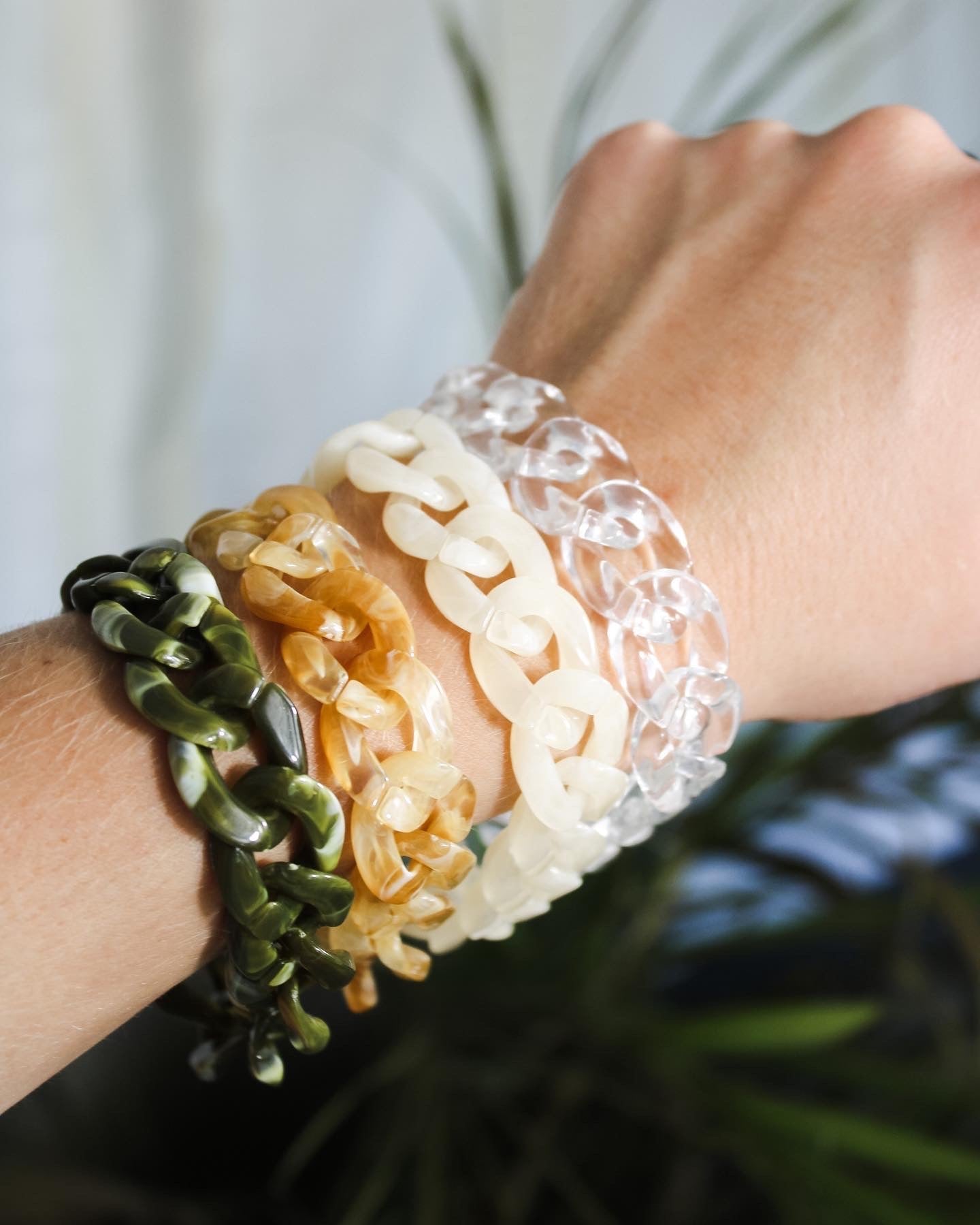 Marbled Acrylic Chain BraceletRobin JacksonBracelet