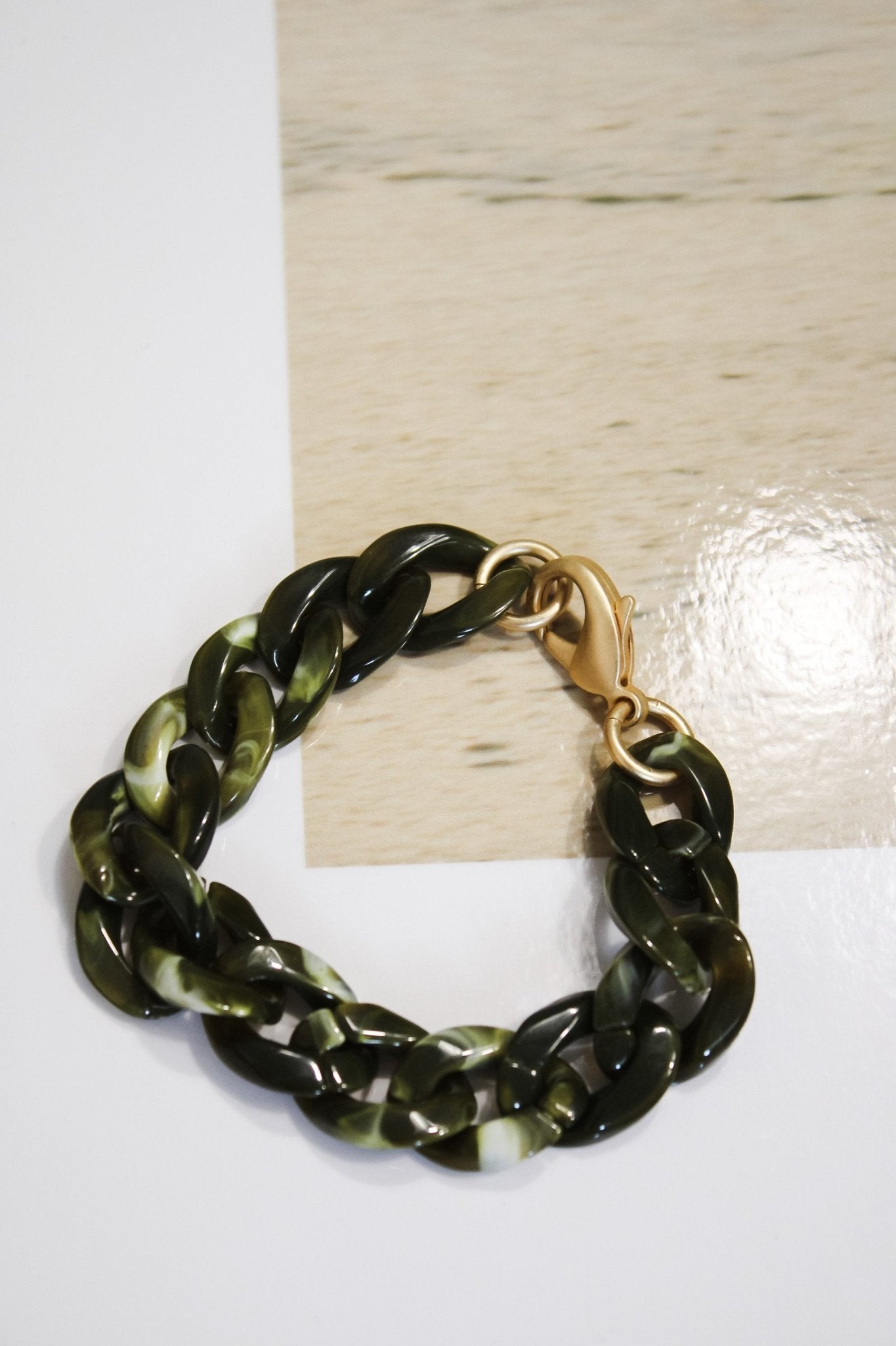 Marbled Acrylic Chain BraceletRobin JacksonBracelet