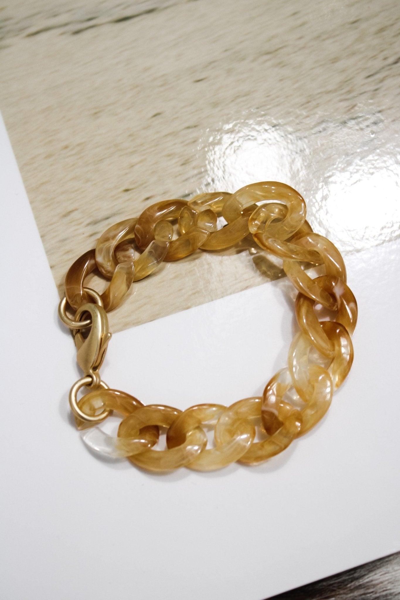 Marbled Acrylic Chain BraceletRobin JacksonBracelet