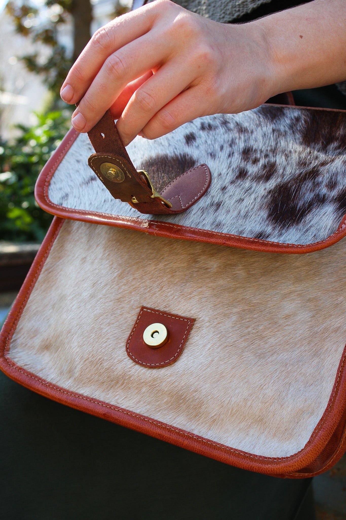 Messenger Bag - NaturalZiabirdHandbags