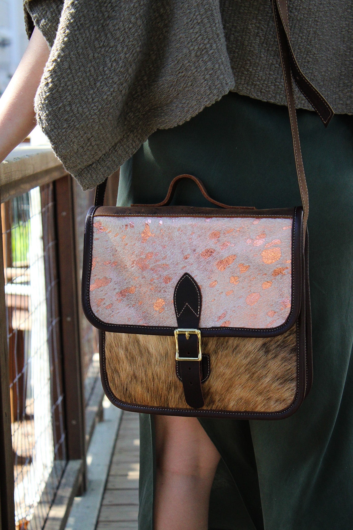 Messenger Bag - Rose GoldZiabirdHandbags