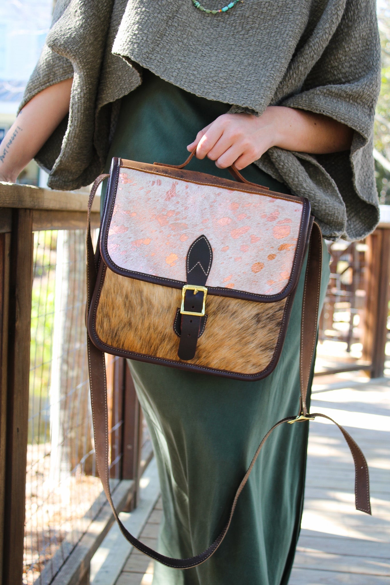 Messenger Bag - Rose GoldZiabirdHandbags
