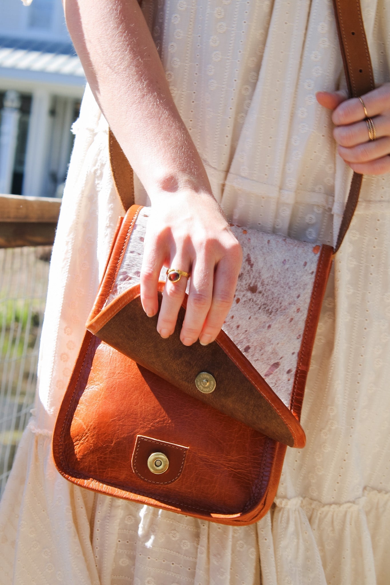 Mini Messenger- Rose GoldZiabirdHandbags