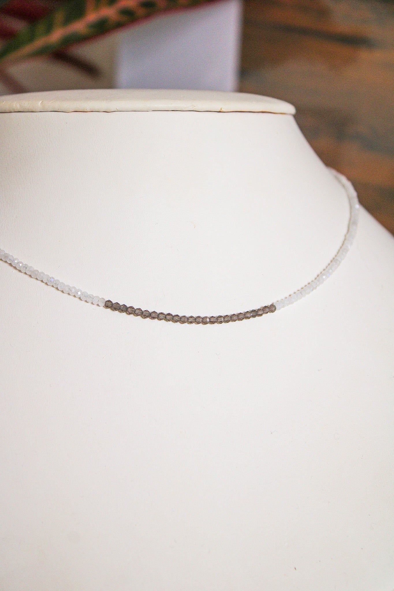 Moonstone Gemstone Accent NecklaceZiabirdNecklaces