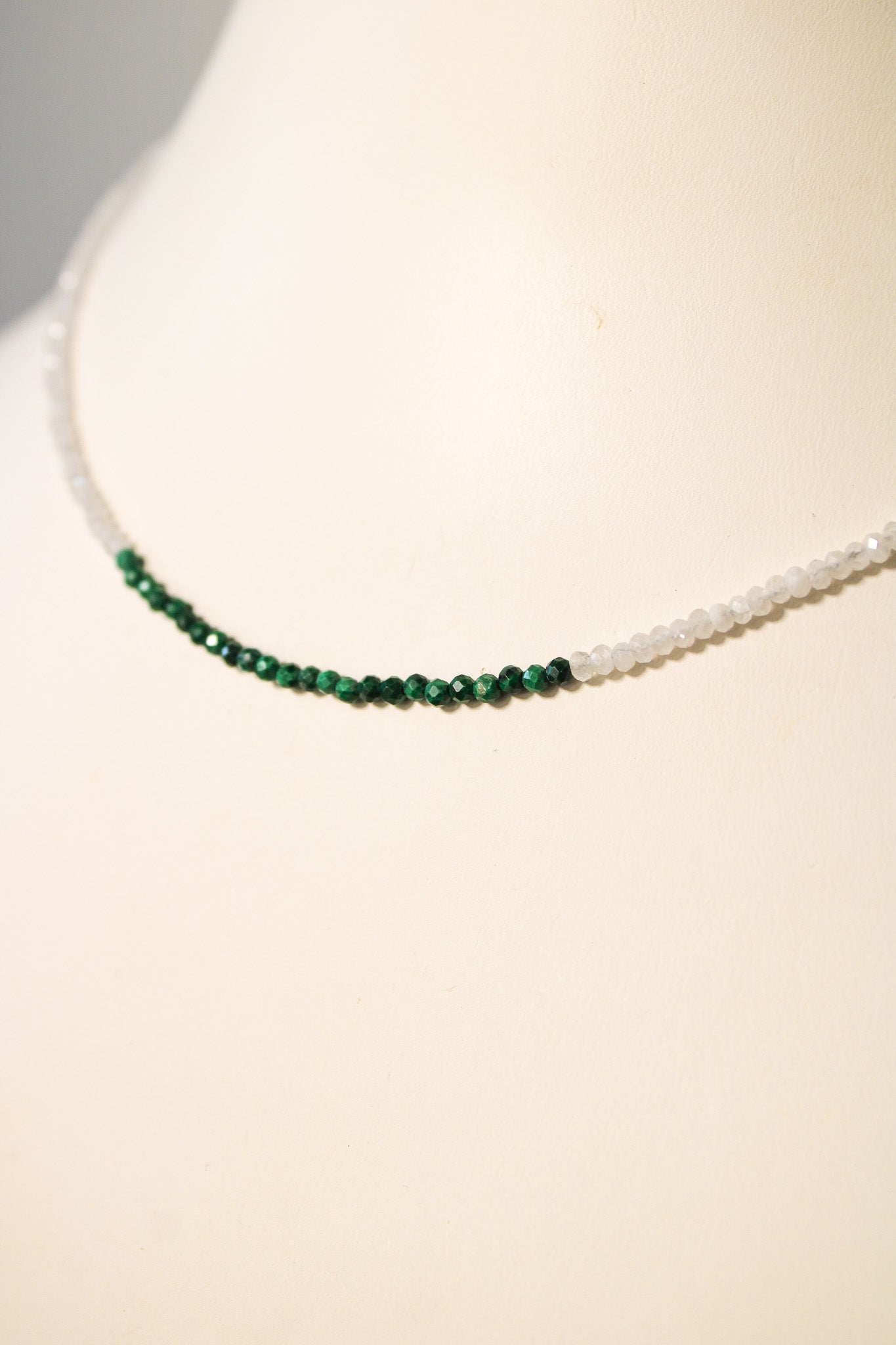Moonstone Gemstone Accent NecklaceZiabirdNecklaces