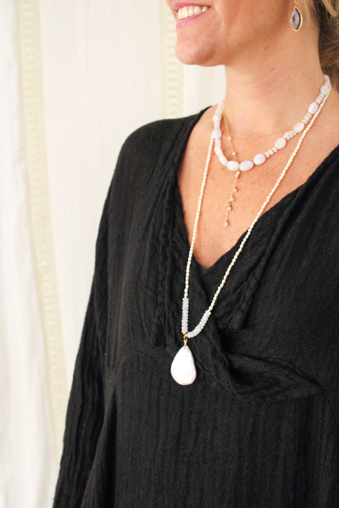 Moonstone Necklace #5046James & JezebelleNecklace