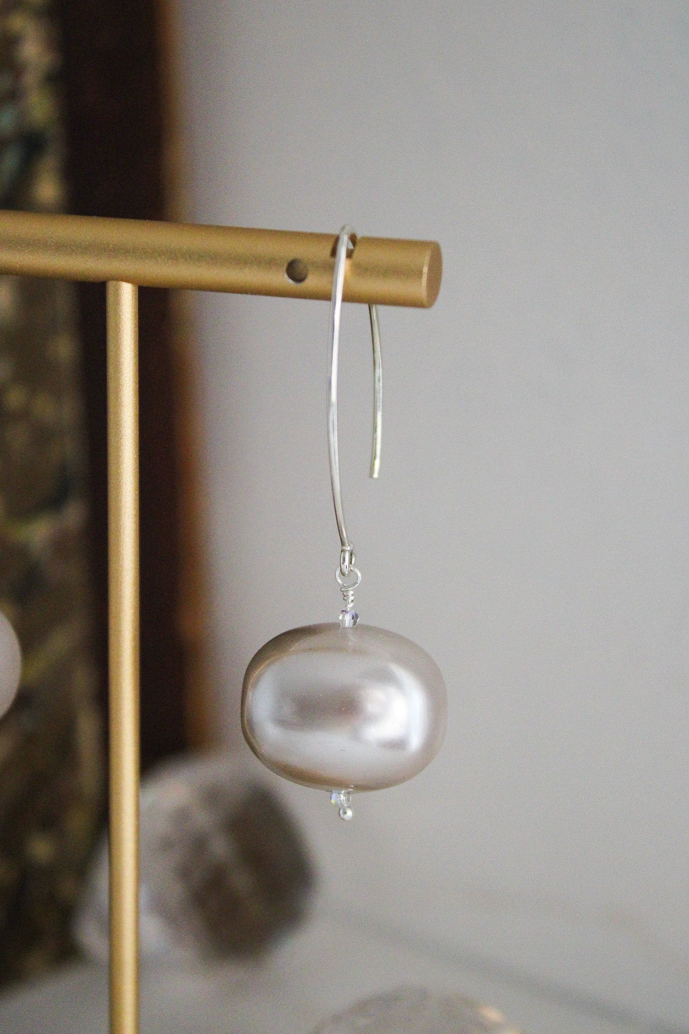 Mother of Always Pearl EarringsZiabirdNecklaces