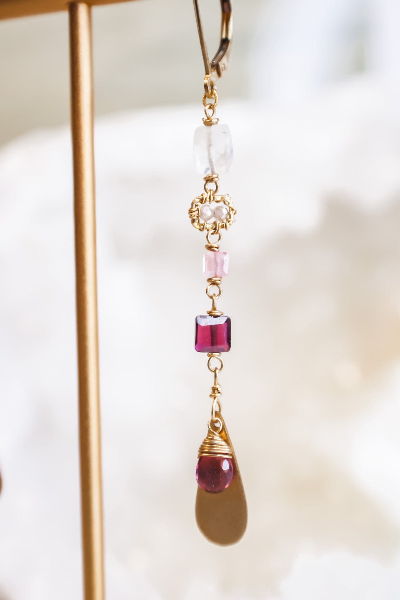 MP 5047 Straw Rhod EarringsMichelle PresslerEarrings