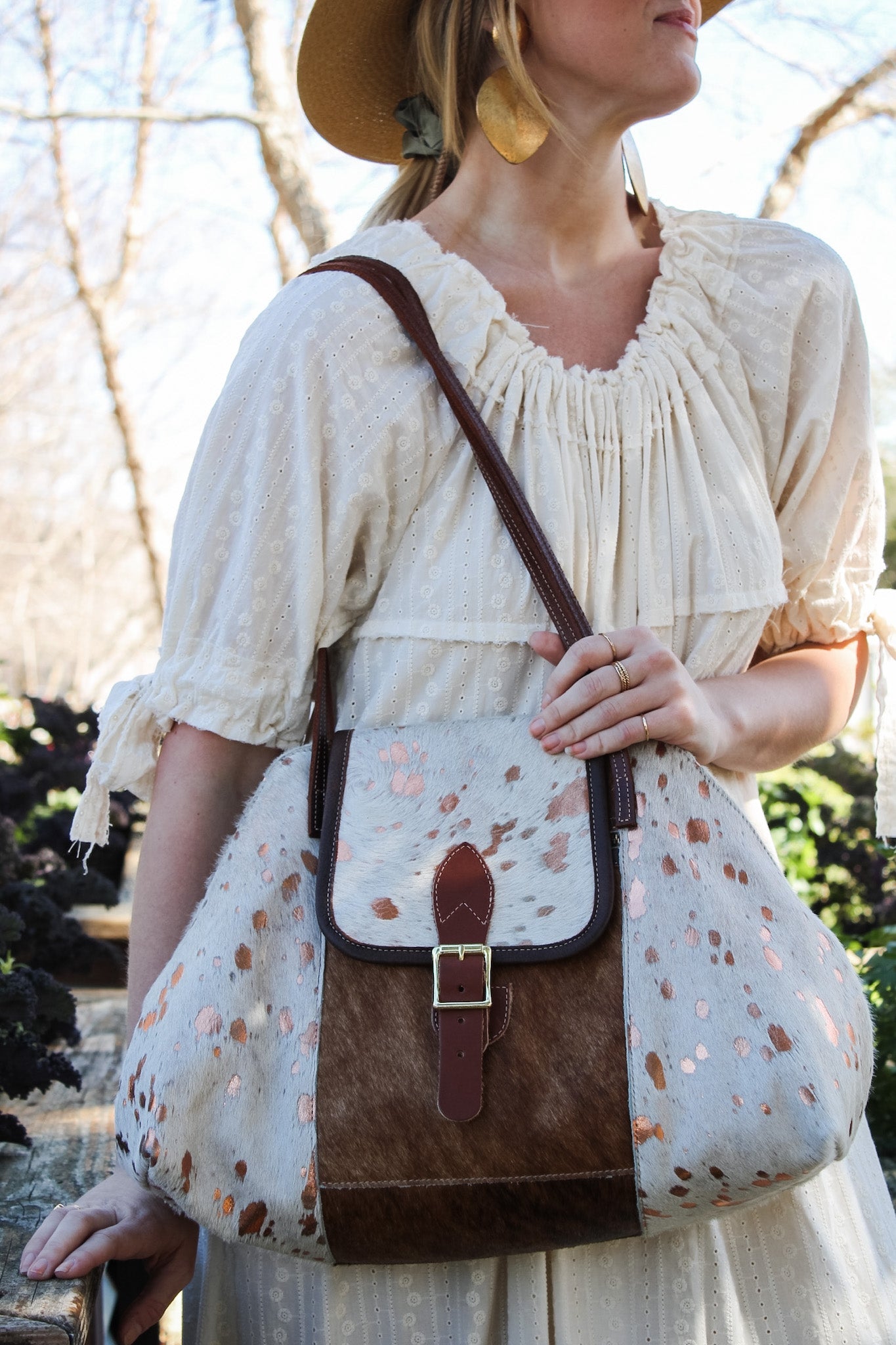 My Everything Tote - Rose Gold/NaturalZiabirdHandbags