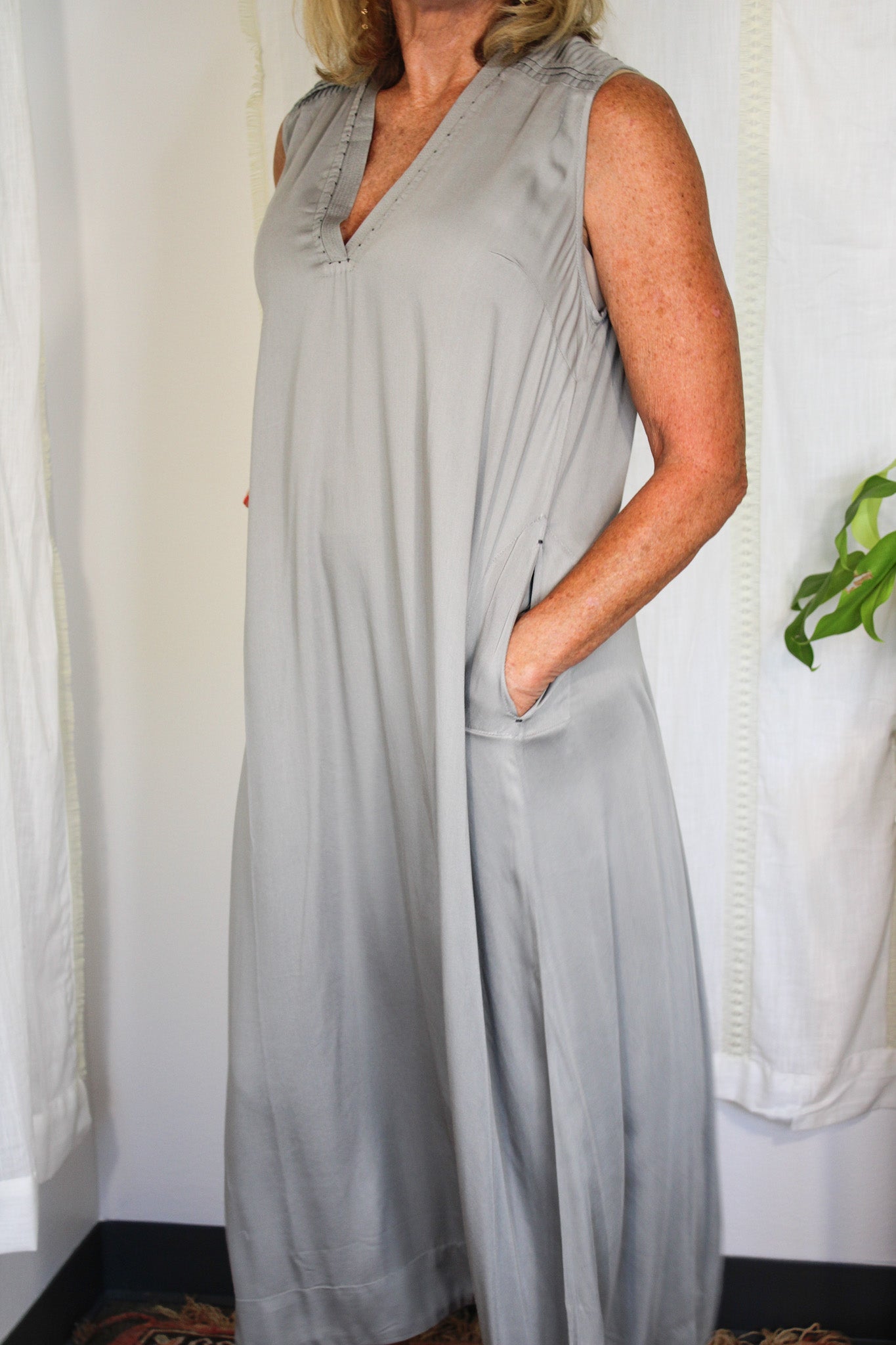 Myla Dress- Steel GreyNeemDress