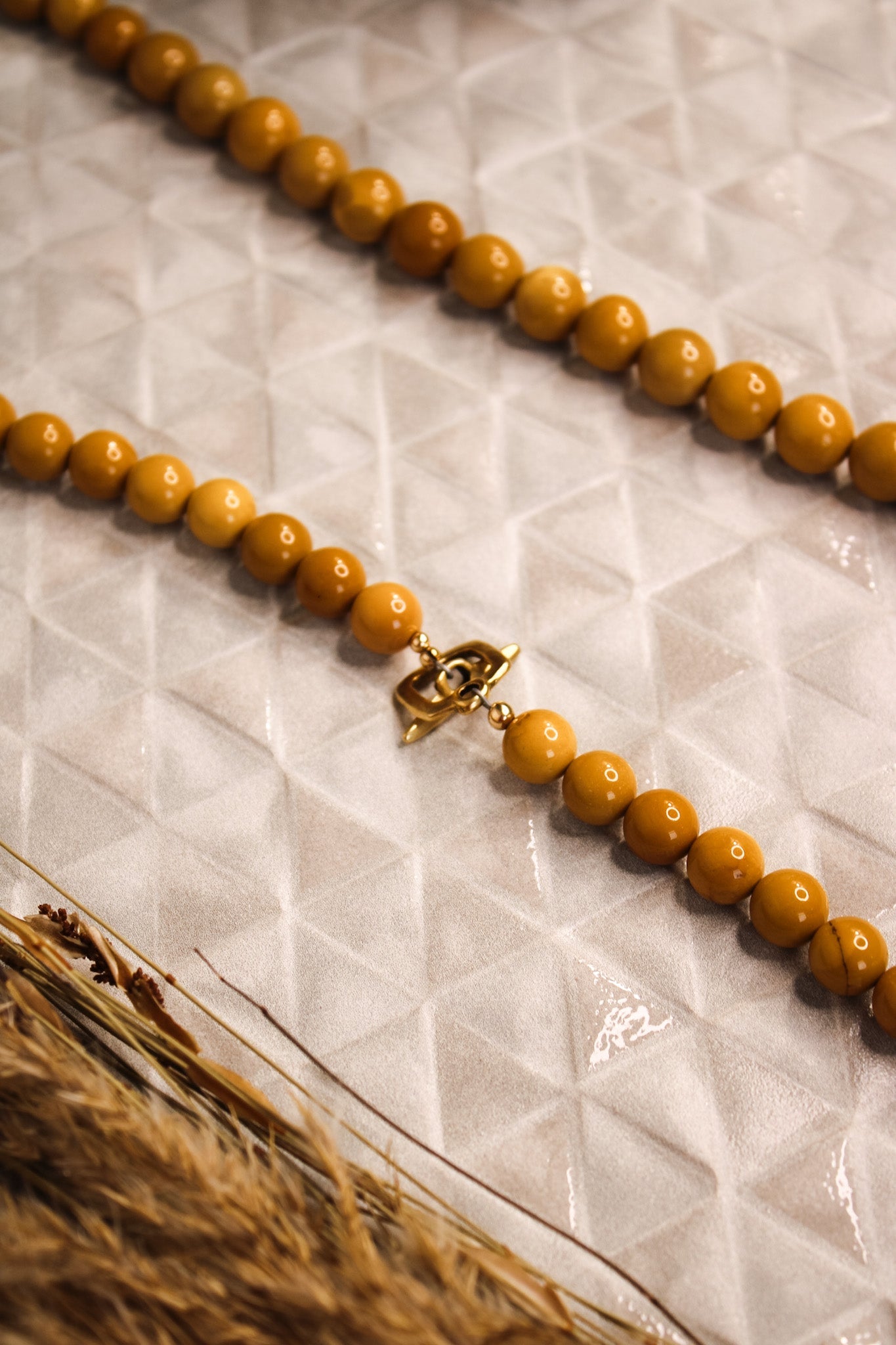 Natural Mookaite Long NecklacePerle du BoisNecklaces