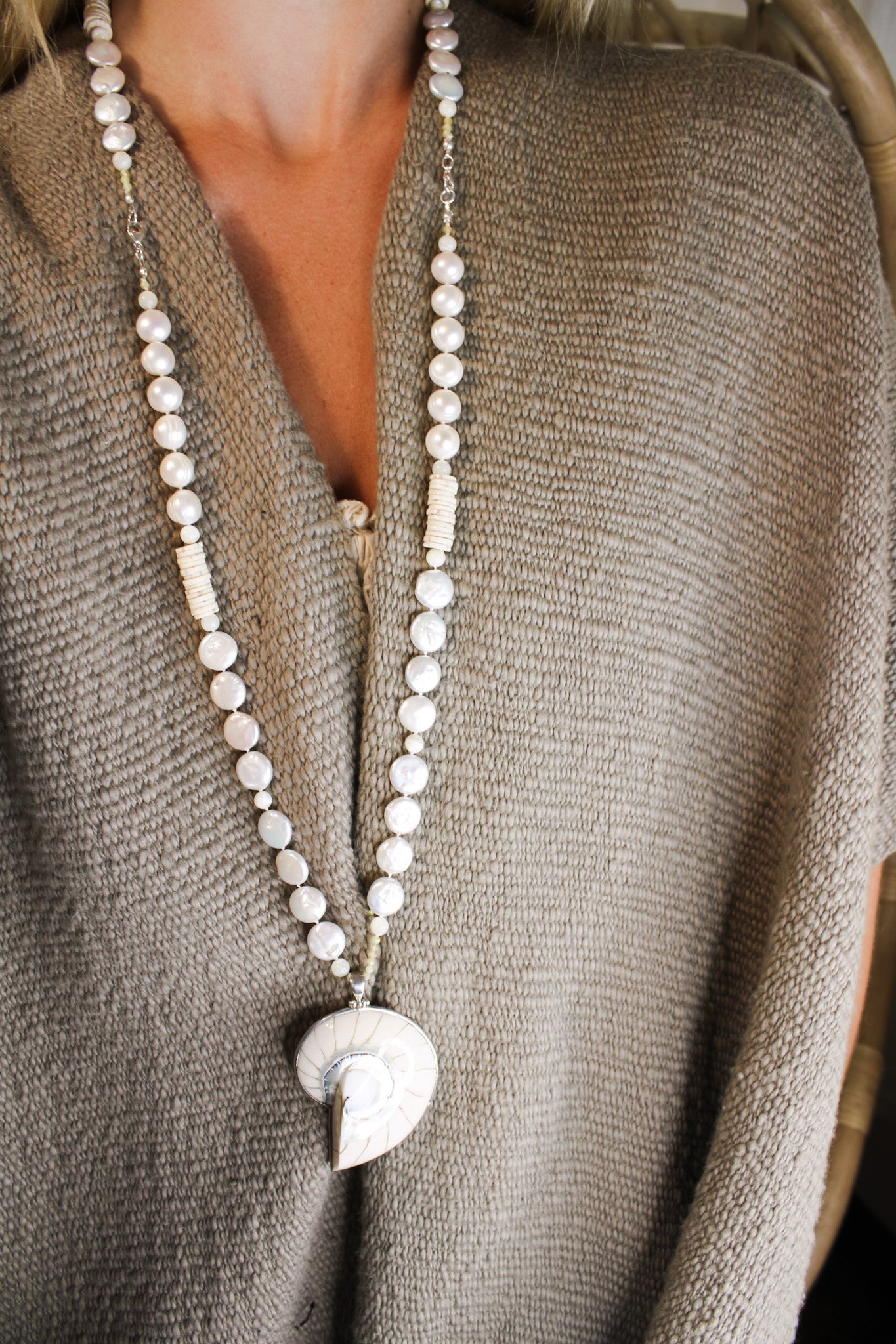 Nautilus Shell NecklaceZiabirdNecklaces
