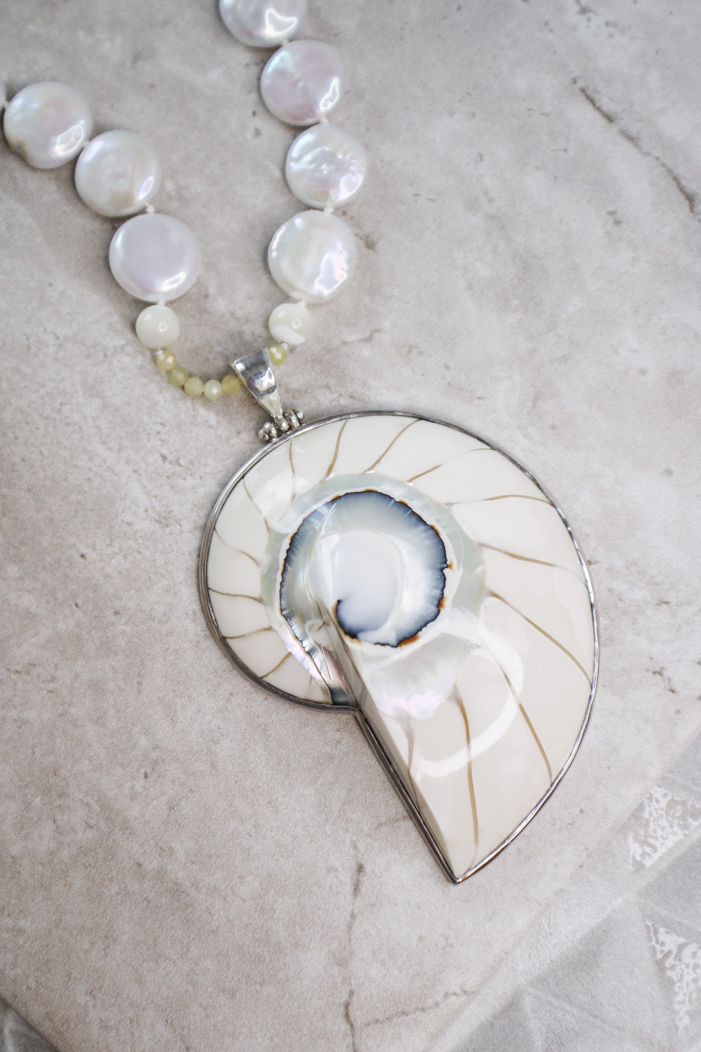 Nautilus Shell NecklaceZiabirdNecklaces