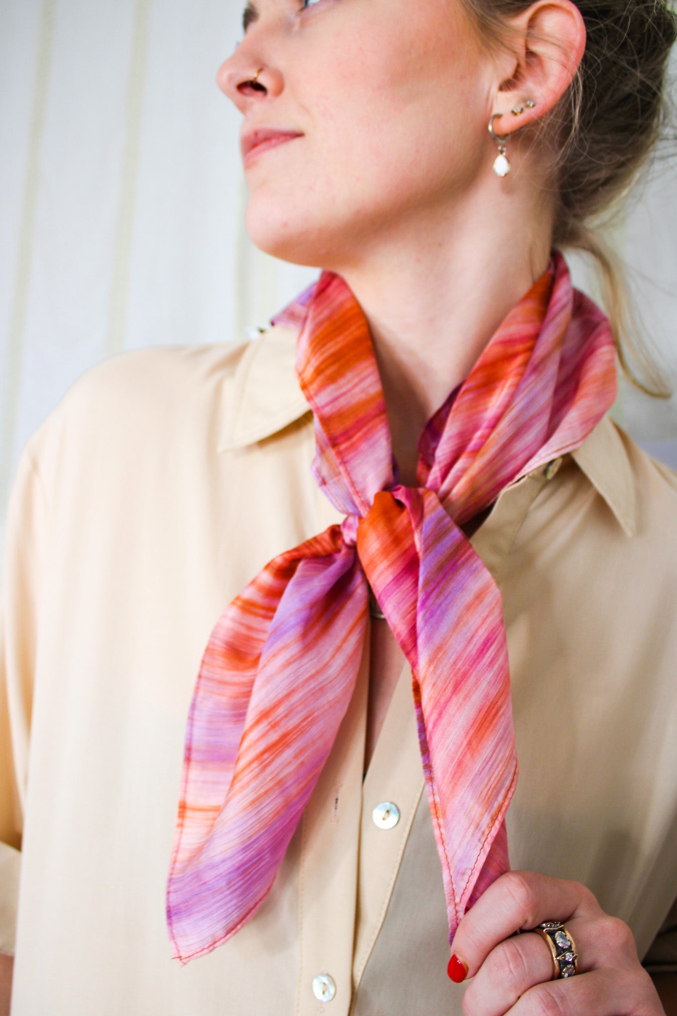 Neck Tie Scarf - Rose/MagentaLuaScarf