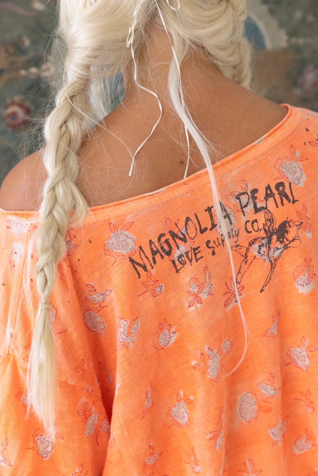 Nectar Floral T Top 1628 - Vitamin CMagnolia PearlShirts & Tops