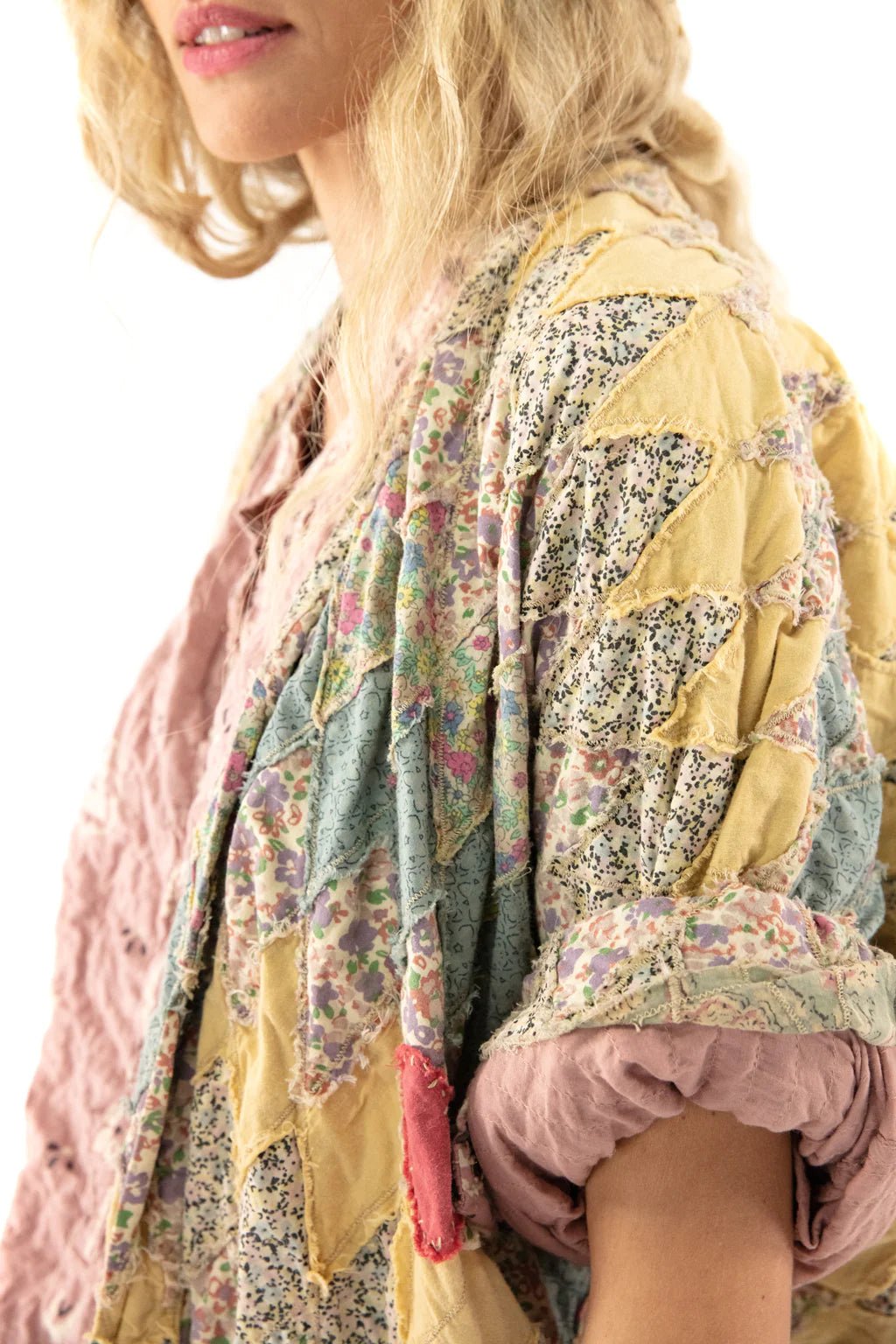 Patchwork Muse Kimono Jacket 569 - PiscesMagnolia PearlCoats & Jackets