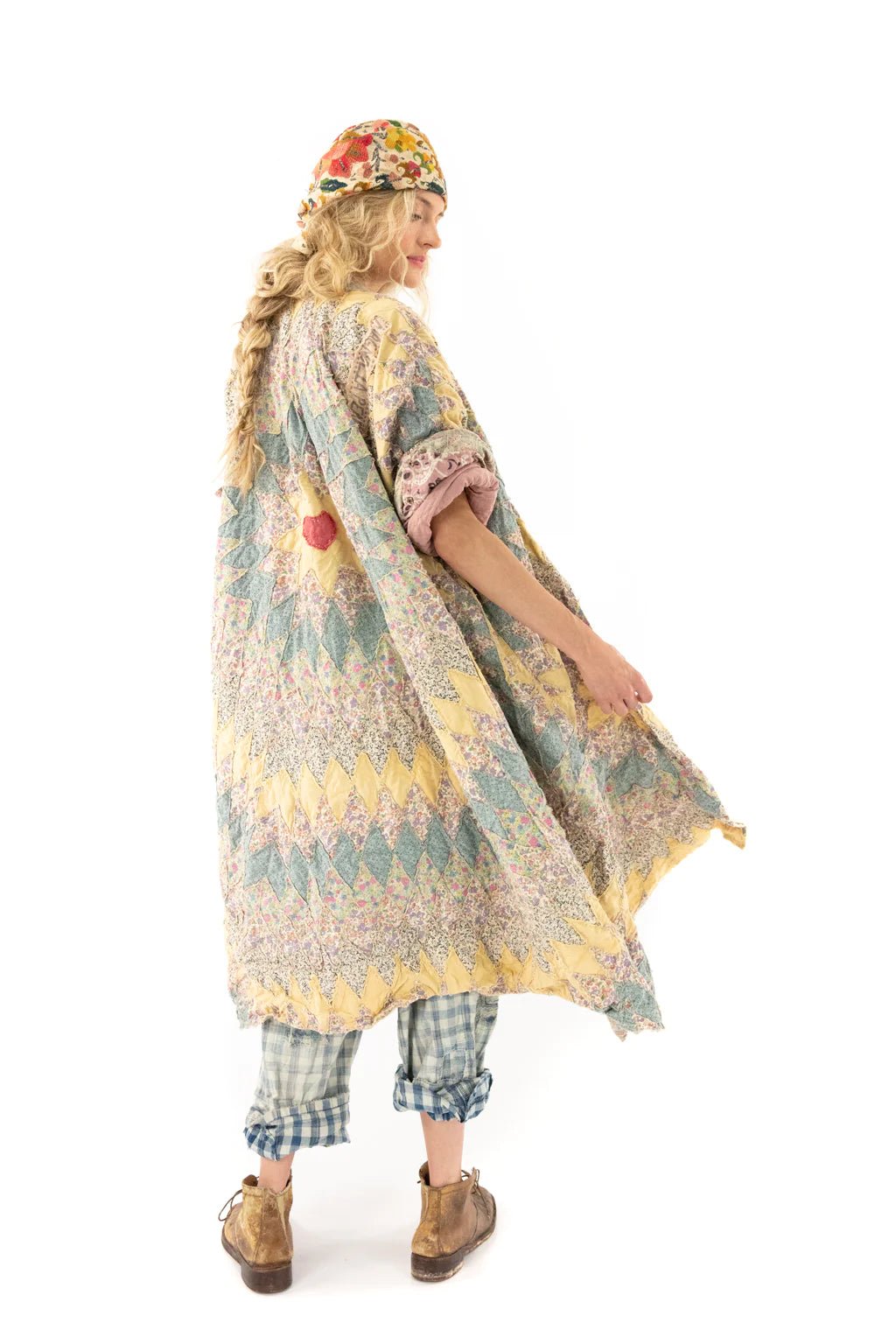 Patchwork Muse Kimono Jacket 569 - PiscesMagnolia PearlCoats & Jackets
