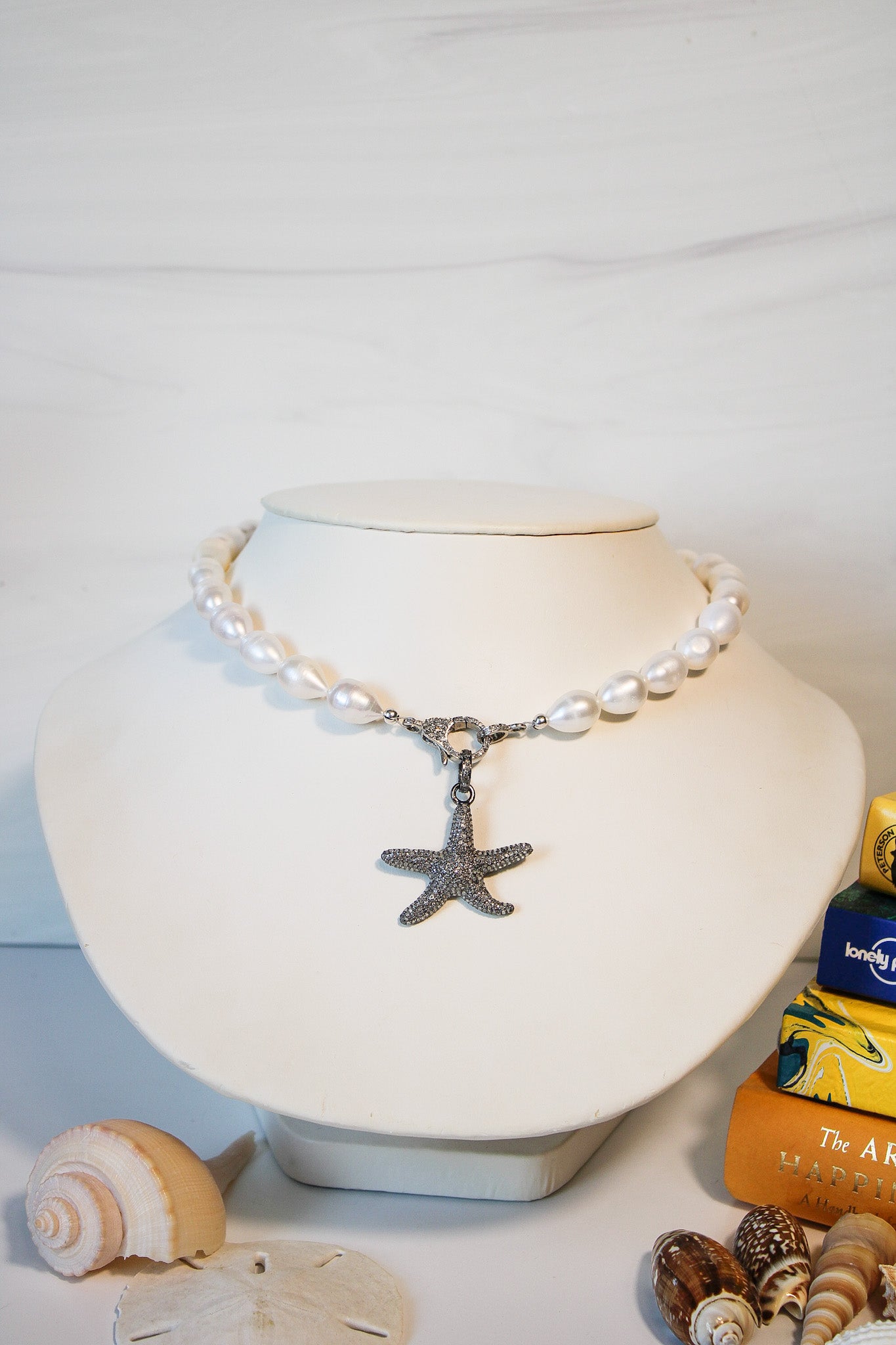 Pavé Diamond Starfish NecklaceBeth ZinkNecklace